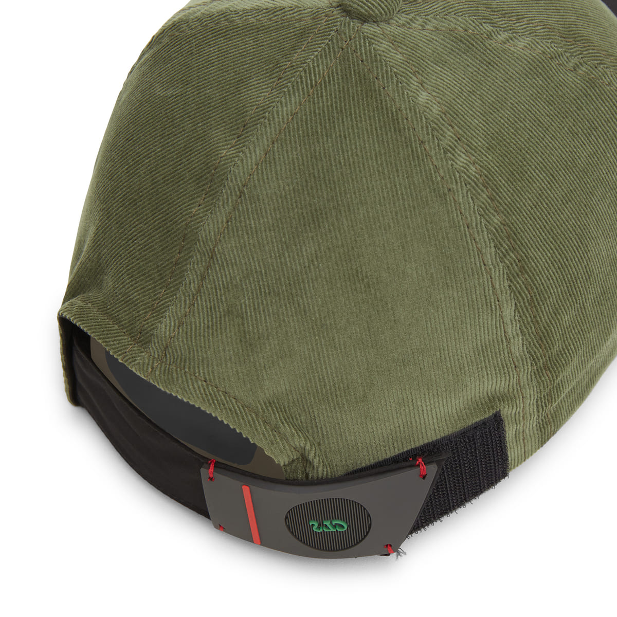 CLASSIC CORDUROY SPORT HAT "CLASS INVERSO" GREEN / BLACK