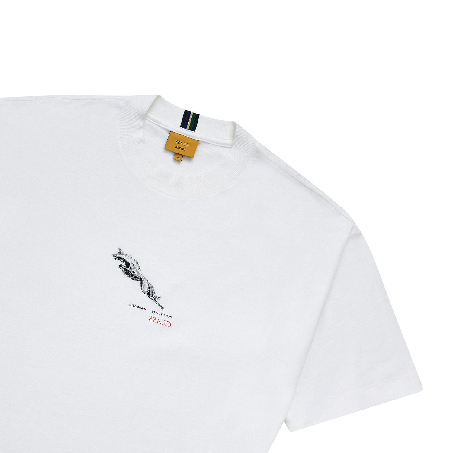 T-SHIRT CLASS "LOBO-GUARÁ METAL EDITION" OFF-WHITE