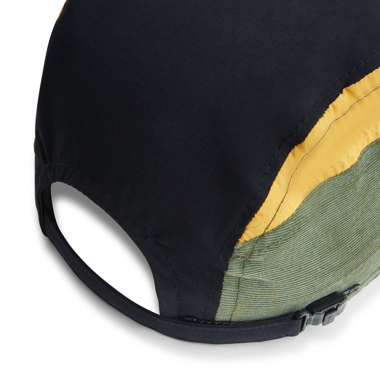 3 PANEL HAT "CLASS INVERSO" BLACK/GREEN/MOSTARD