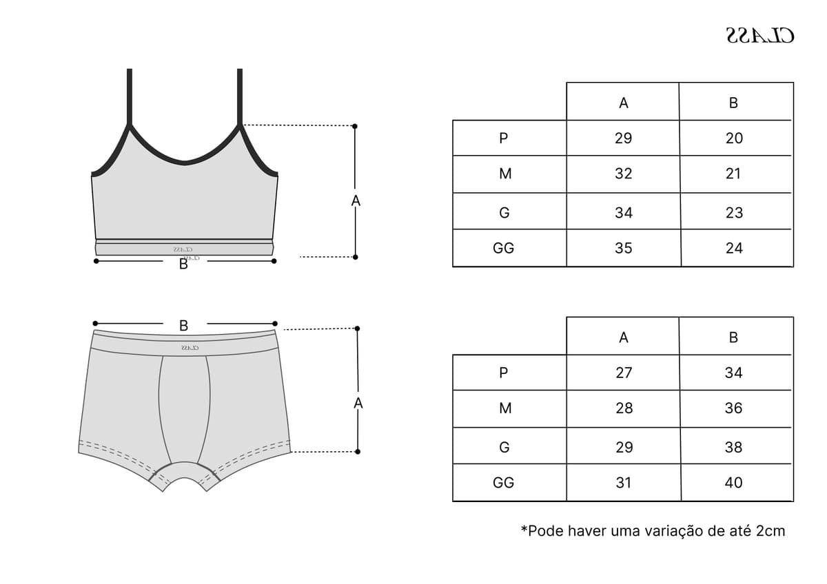 BRALETTE N' BOXER "CLASS INVERSO" BLACK