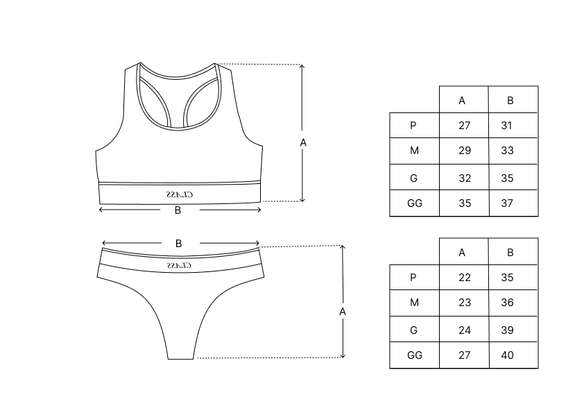 BRALETTE N' THONG "CLASS INVERSO" BLACK