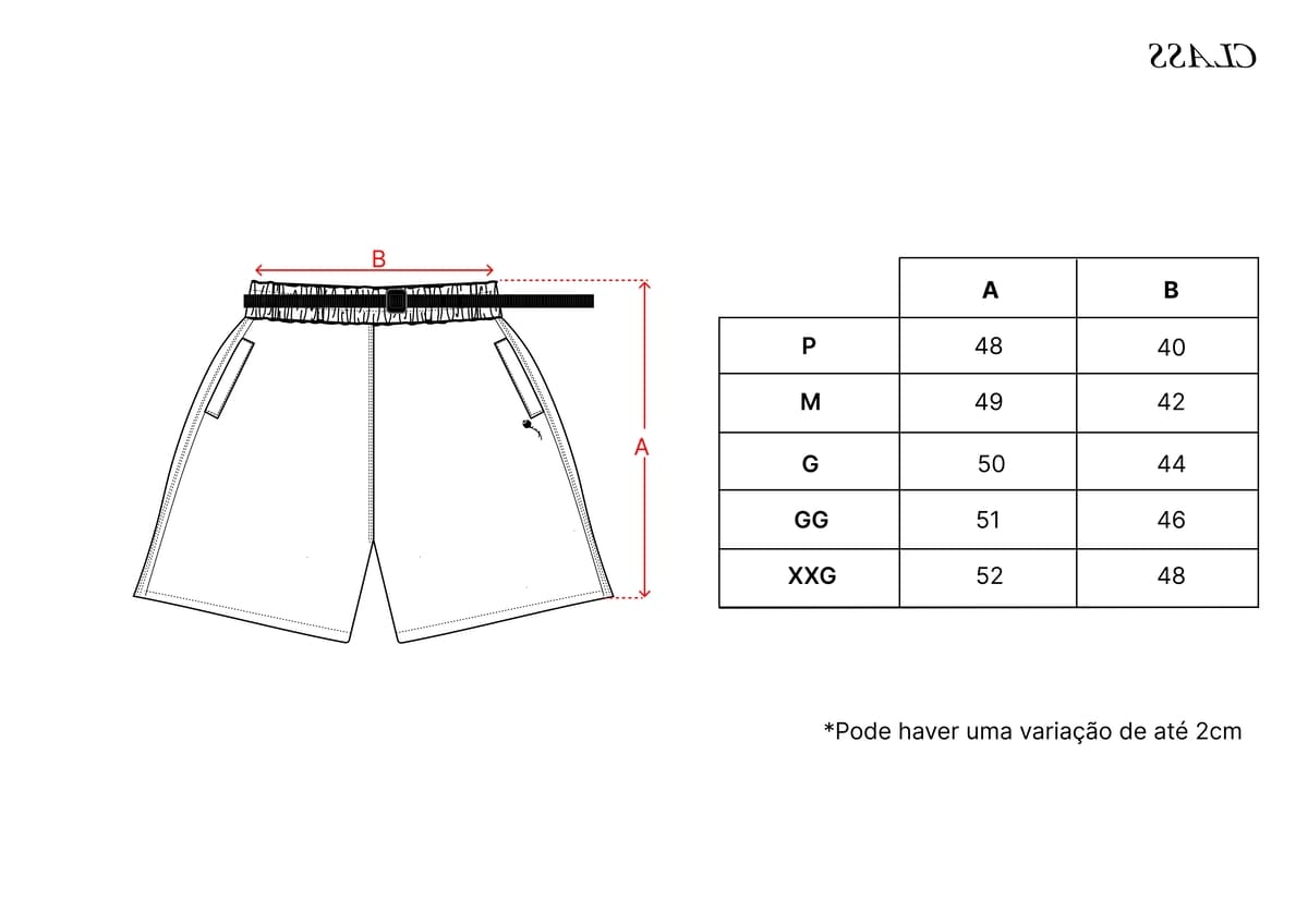 SHORTS CLASS "PIPA" BLACK