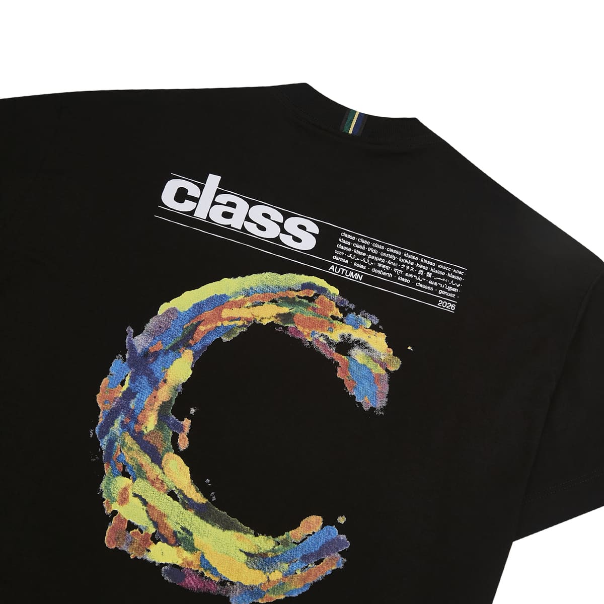 T-SHIRT CLASS "BIG C" BLACK
