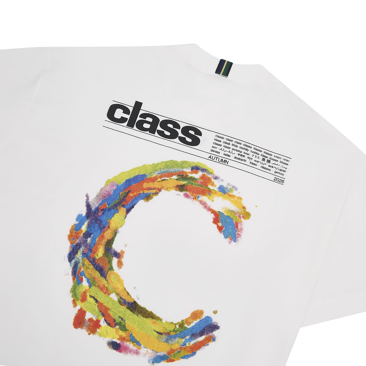 T-SHIRT CLASS "BIG C" OFF-WHITE