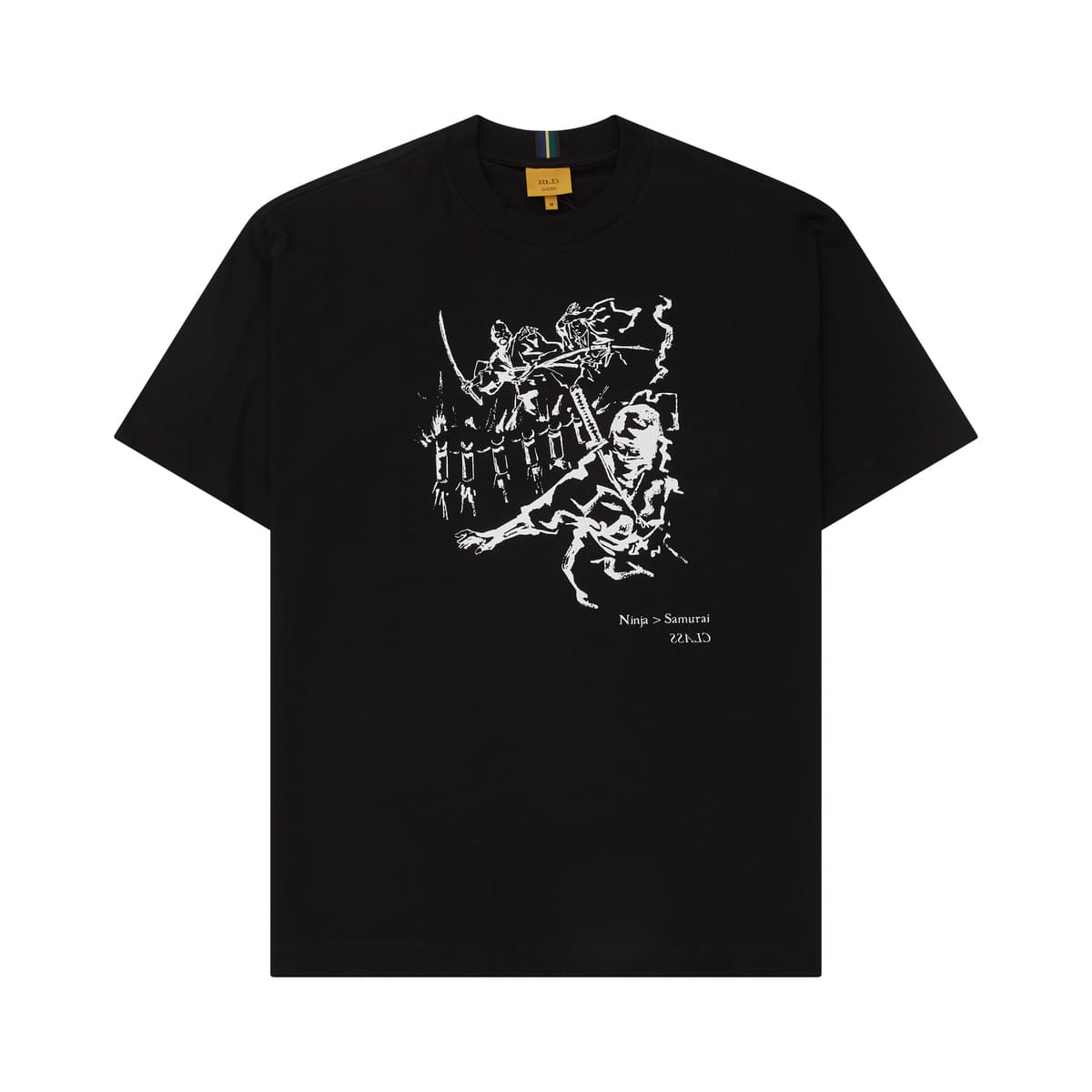 T-SHIRT CLASS "NINJA X SAMURAI" BLACK