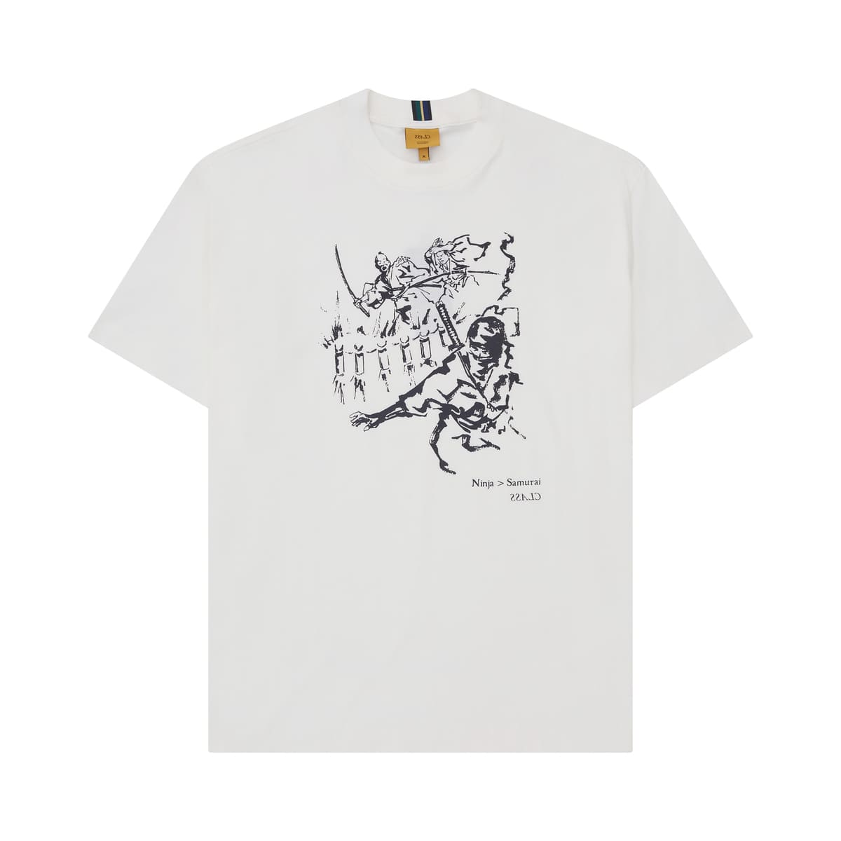 T-SHIRT CLASS "NINJA X SAMURAI" OFF-WHITE