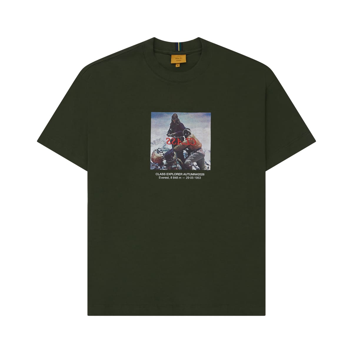 T-SHIRT "CLASS EXPLORER" GREEN
