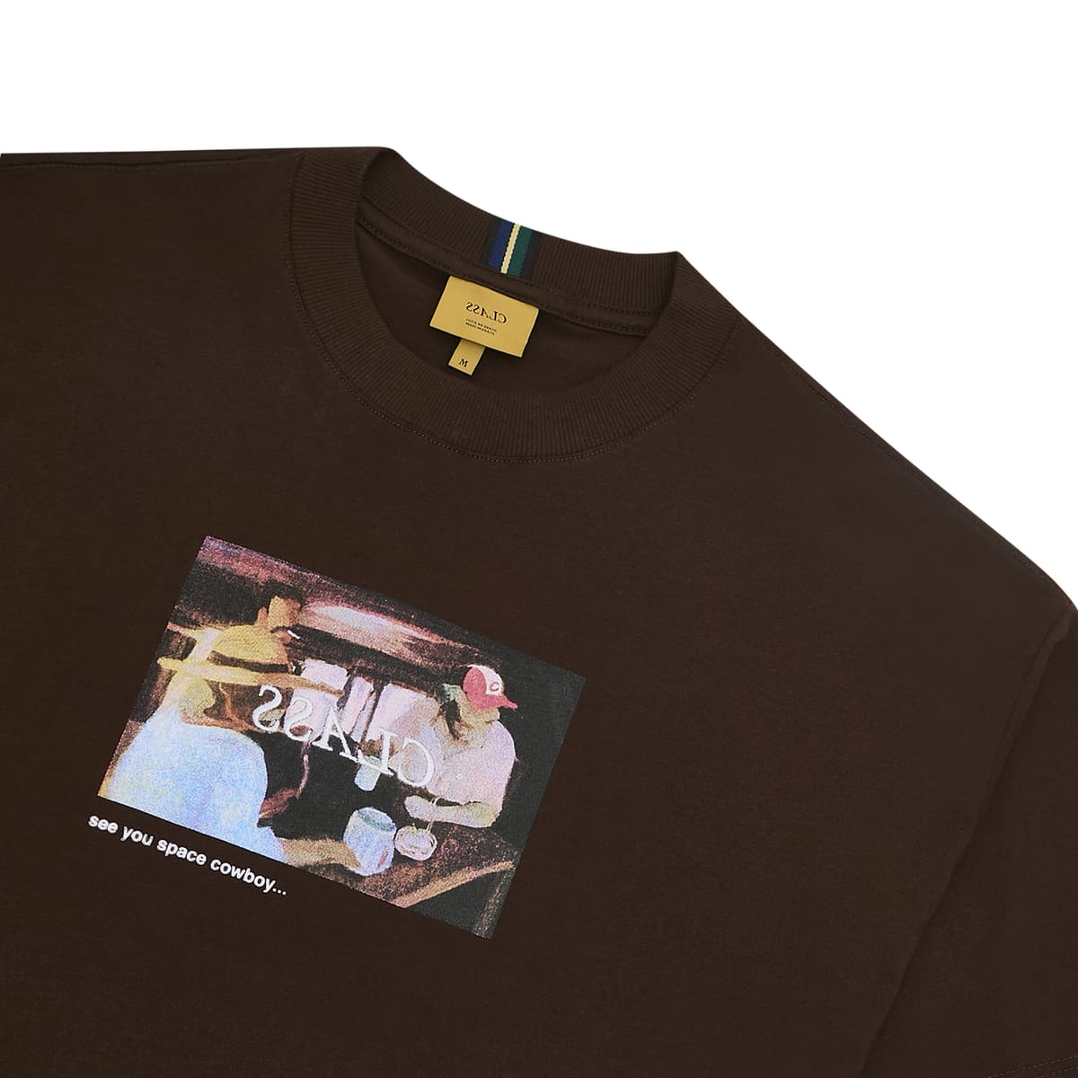 T-SHIRT CLASS "3 VELHOS" BROWN