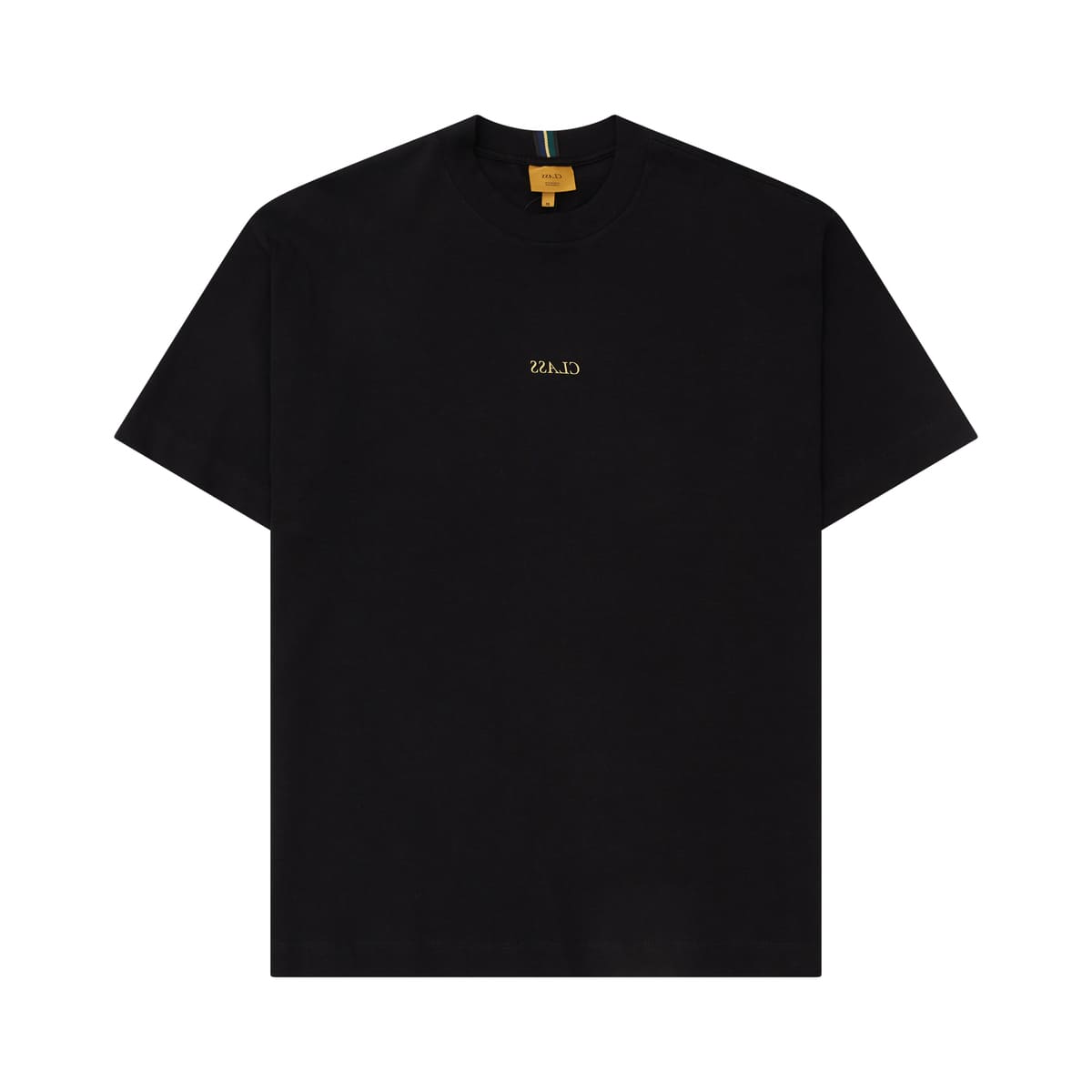 PREMIUM T-SHIRT "CLASS INVERSO GOLD" BLACK