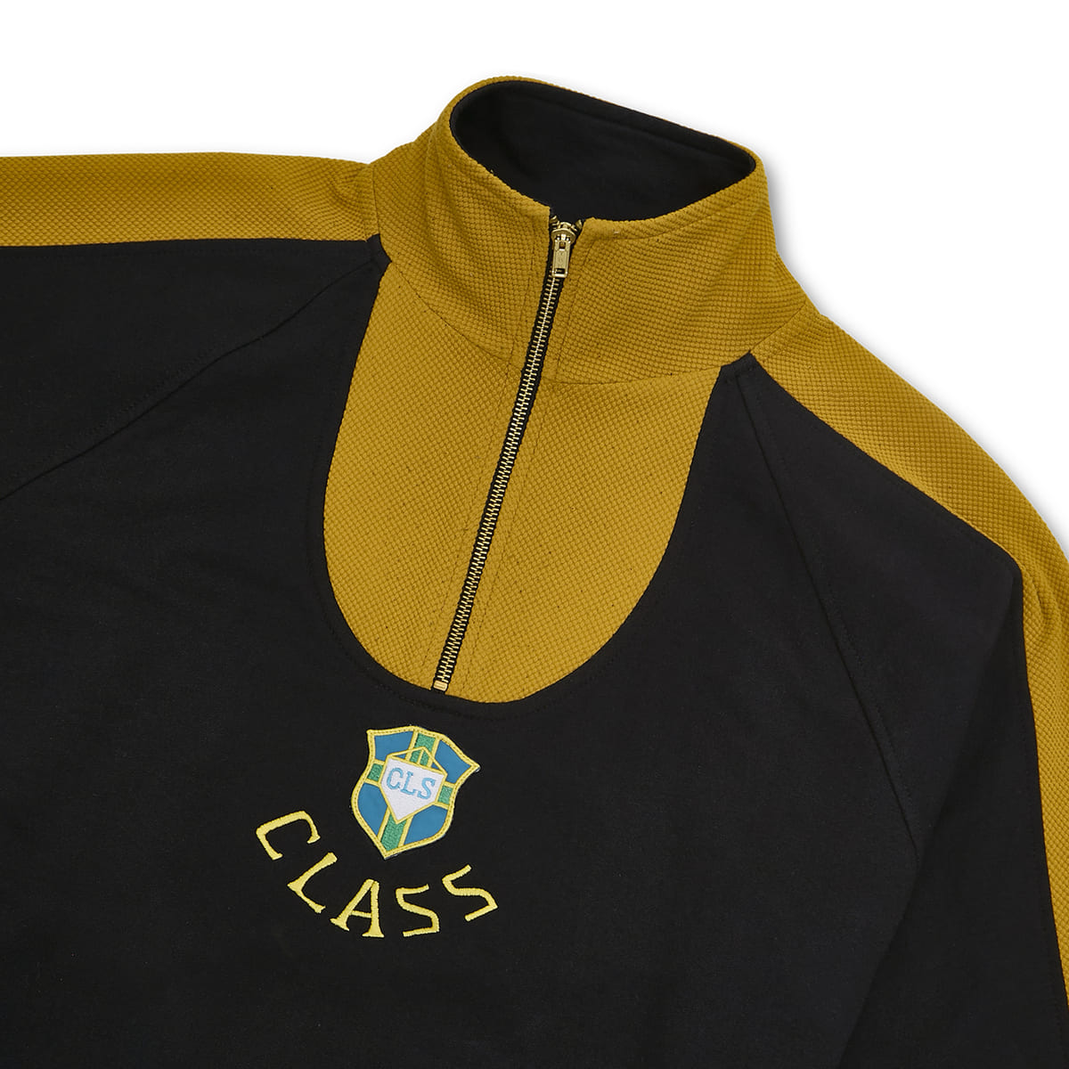 SWEATSHIRT CLASS PALADIO "BRASIL" BLACK / DIJON