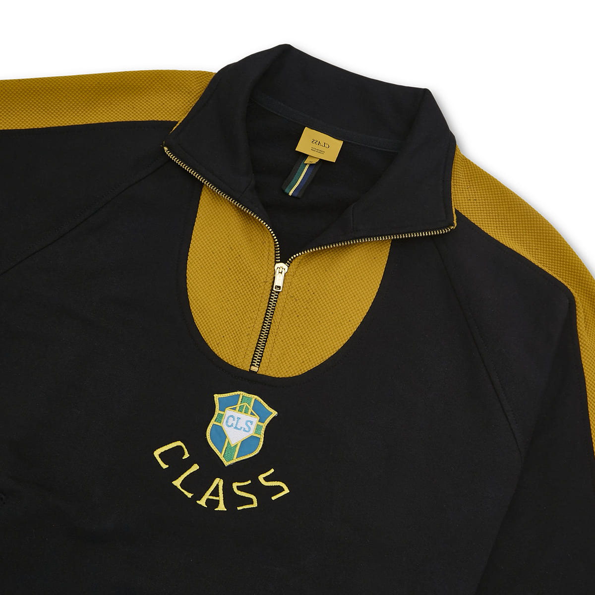 SWEATSHIRT CLASS PALADIO "BRASIL" BLACK / DIJON