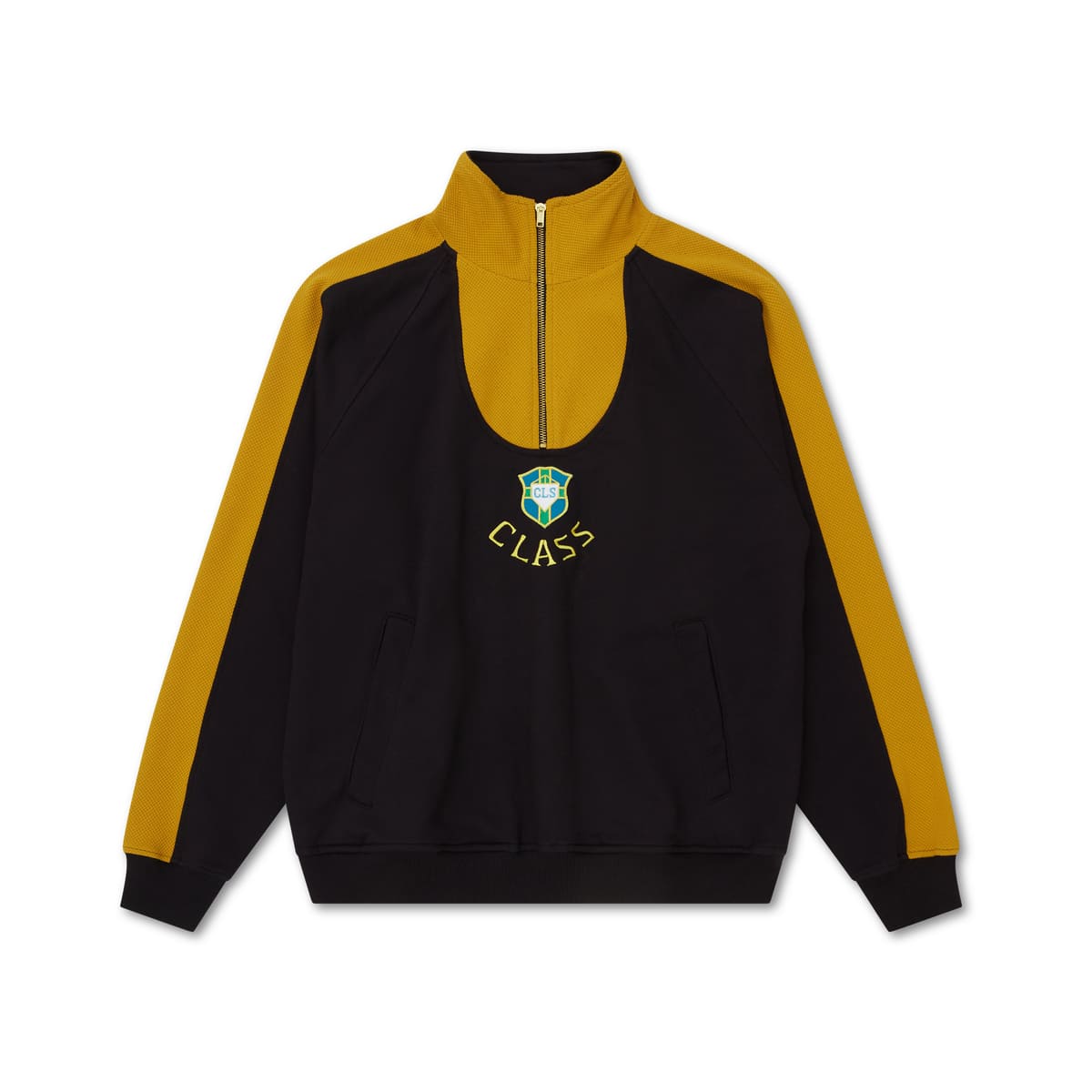 SWEATSHIRT CLASS PALADIO "BRASIL" BLACK / DIJON