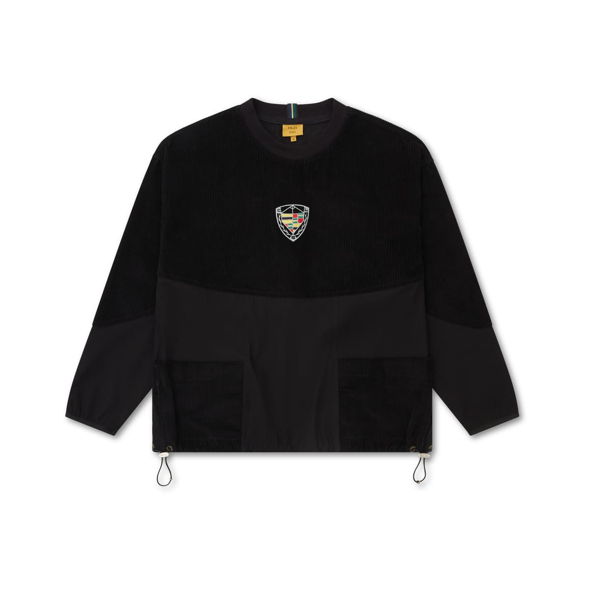 LONGSLEEVE JERSEY CORDUROY CLASS "SUPER CAR" BLACK