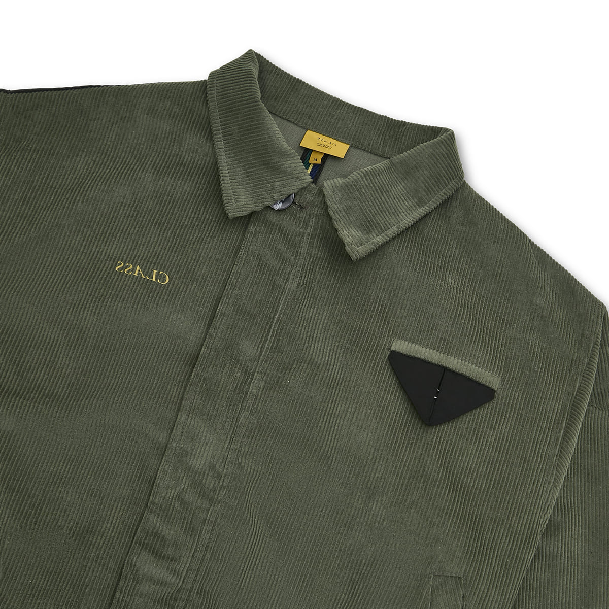 COACH JACKET CORDUROY CLASS "PIPA" GREEN / BLACK