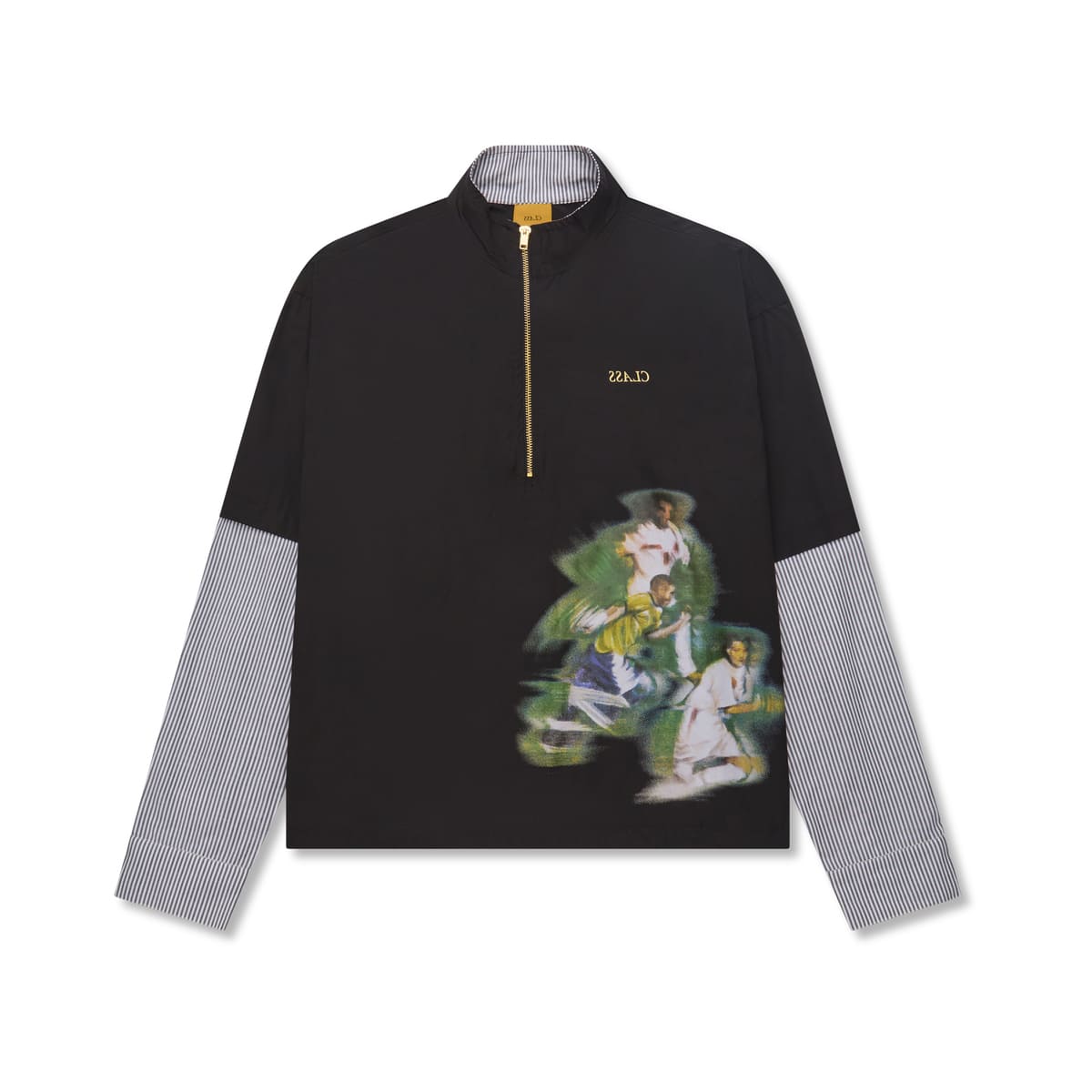 LONGSLEEVE BOWLING SHIRT CLASS "FENÔMENO" BLACK