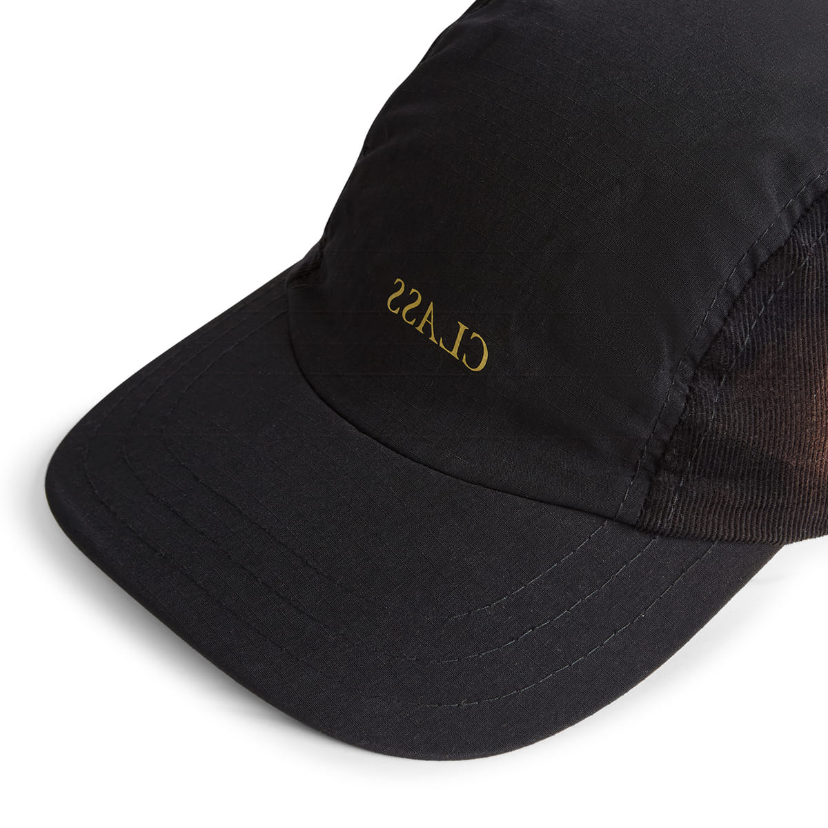 3 PANEL HAT CLASS "NAUTILUS" BLACK / GOLD