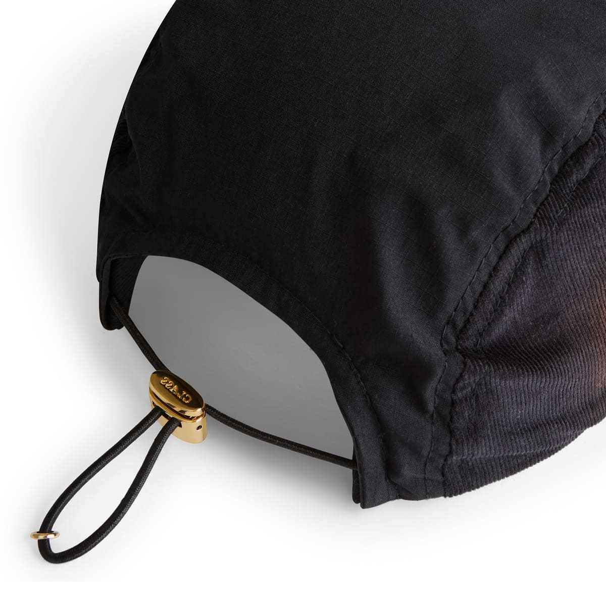 3 PANEL HAT CLASS "NAUTILUS" BLACK / GOLD