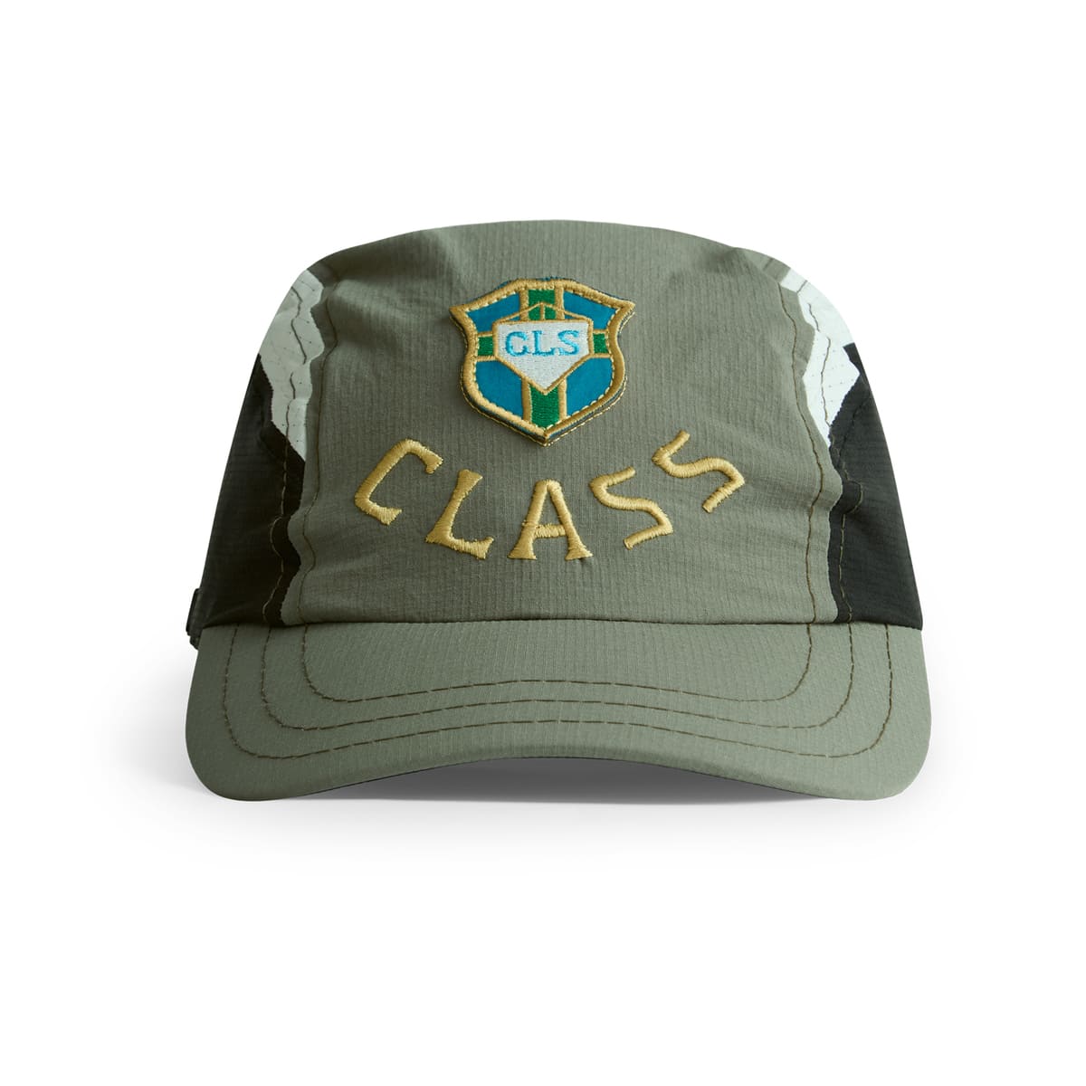 3 PANEL SPORT HAT CLASS "BRASIL" GREEN / BLACK