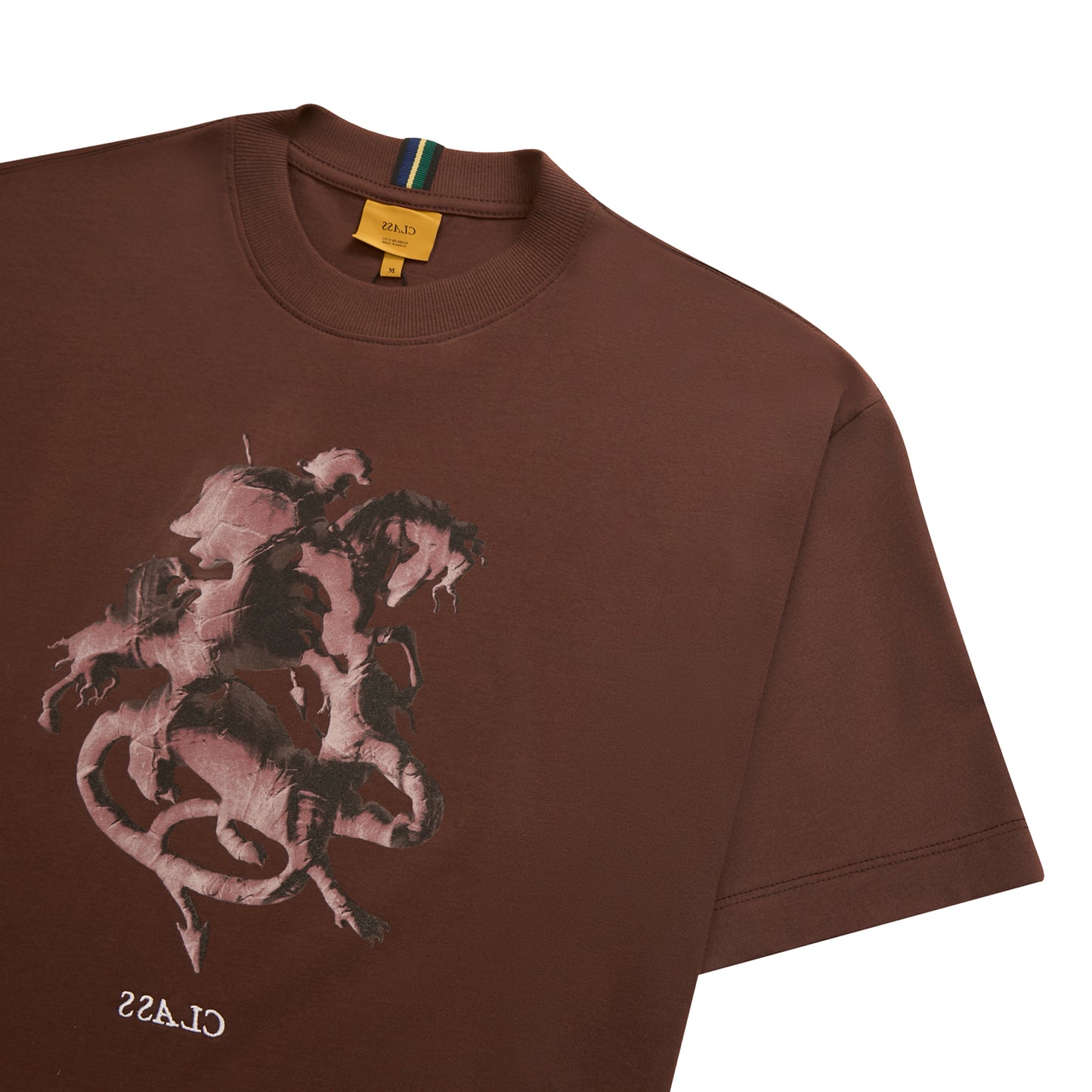 T-SHIRT CLASS "SÃO JORGE" BROWN