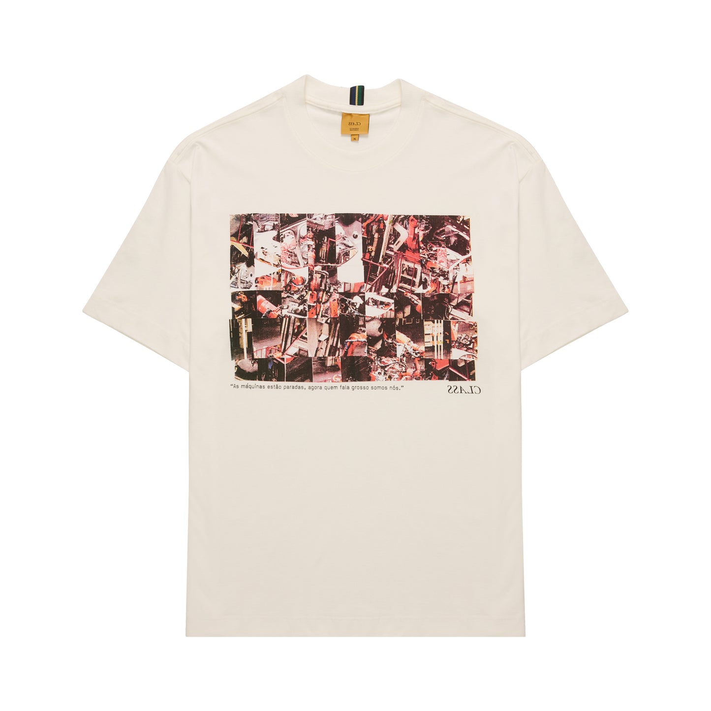T-SHIRT CLASS "QUEM FALA" OFF-WHITE