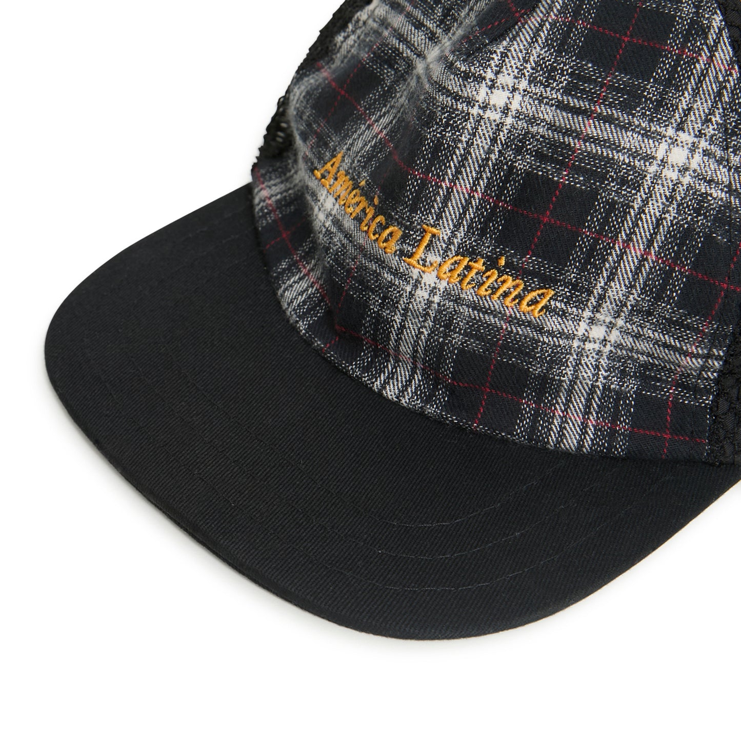 TRUCKER HAT "AMERICA LATINA" PLAID