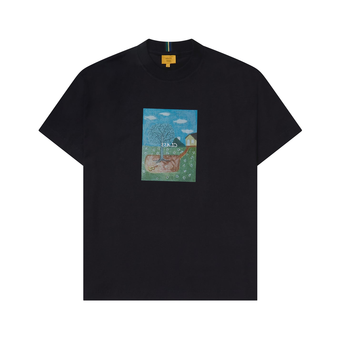 T-SHIRT CLASS "PEACE" BLACK