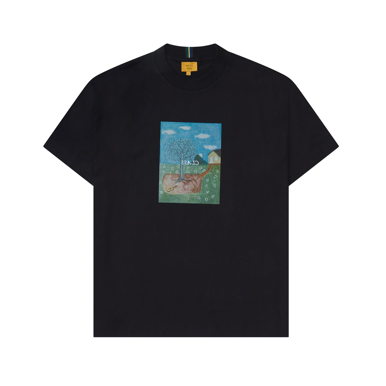 T-SHIRT CLASS "PEACE" BLACK