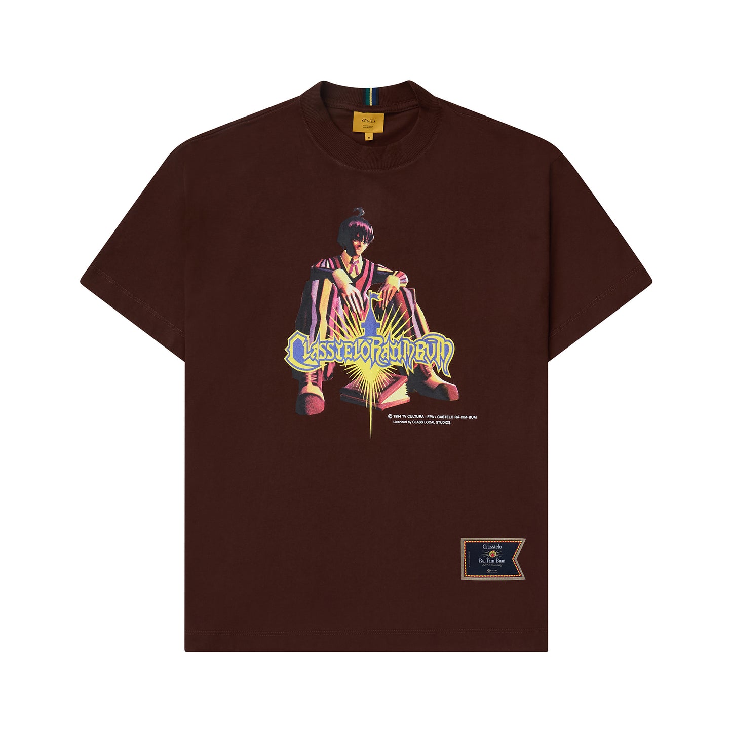 T-SHIRT CLASS x CASTELO RÁ-TIM-BUM "NINO" BROWN