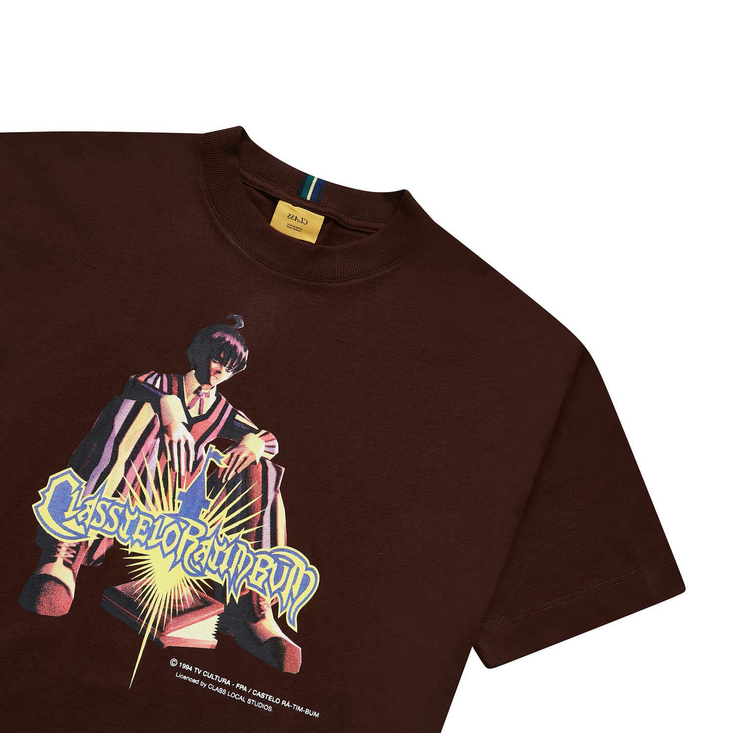 T-SHIRT CLASS x CASTELO RÁ-TIM-BUM "NINO" BROWN
