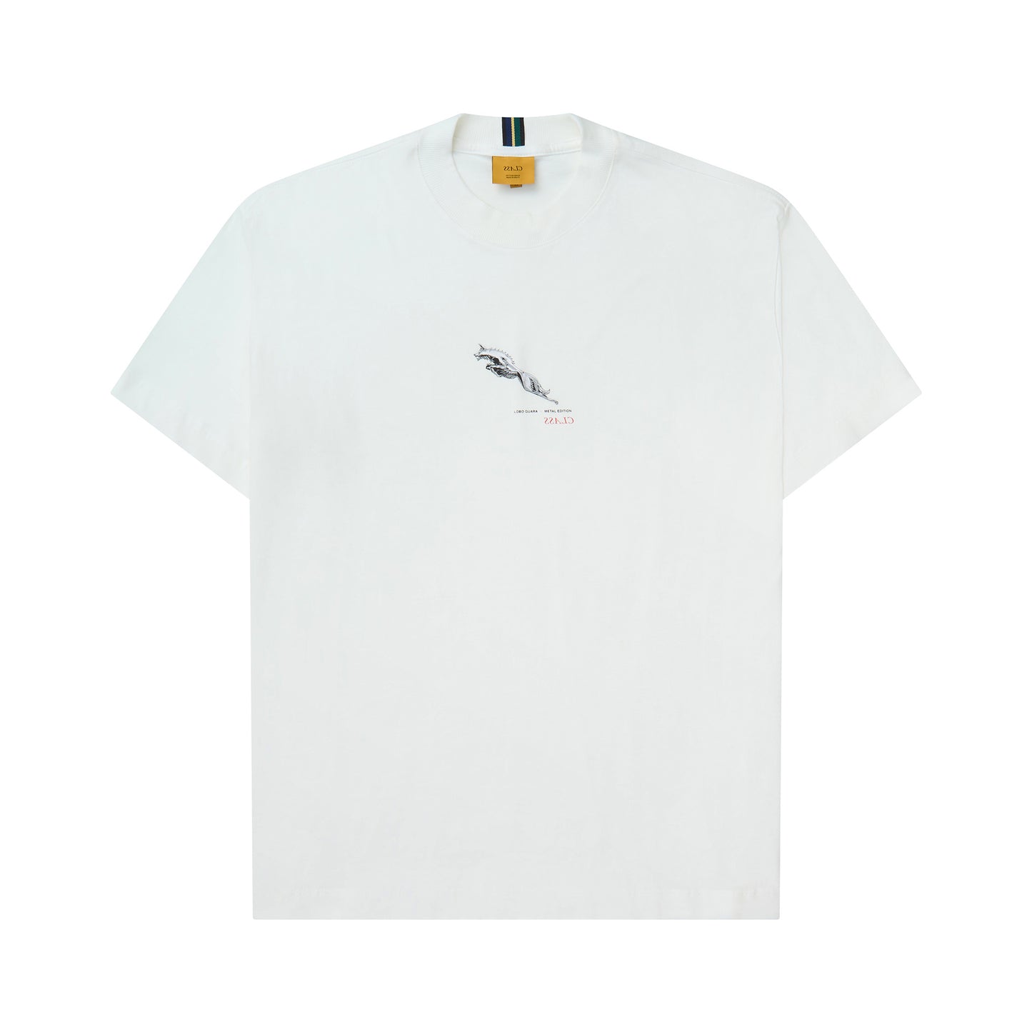 T-SHIRT CLASS "LOBO-GUARÁ METAL EDITION" OFF-WHITE