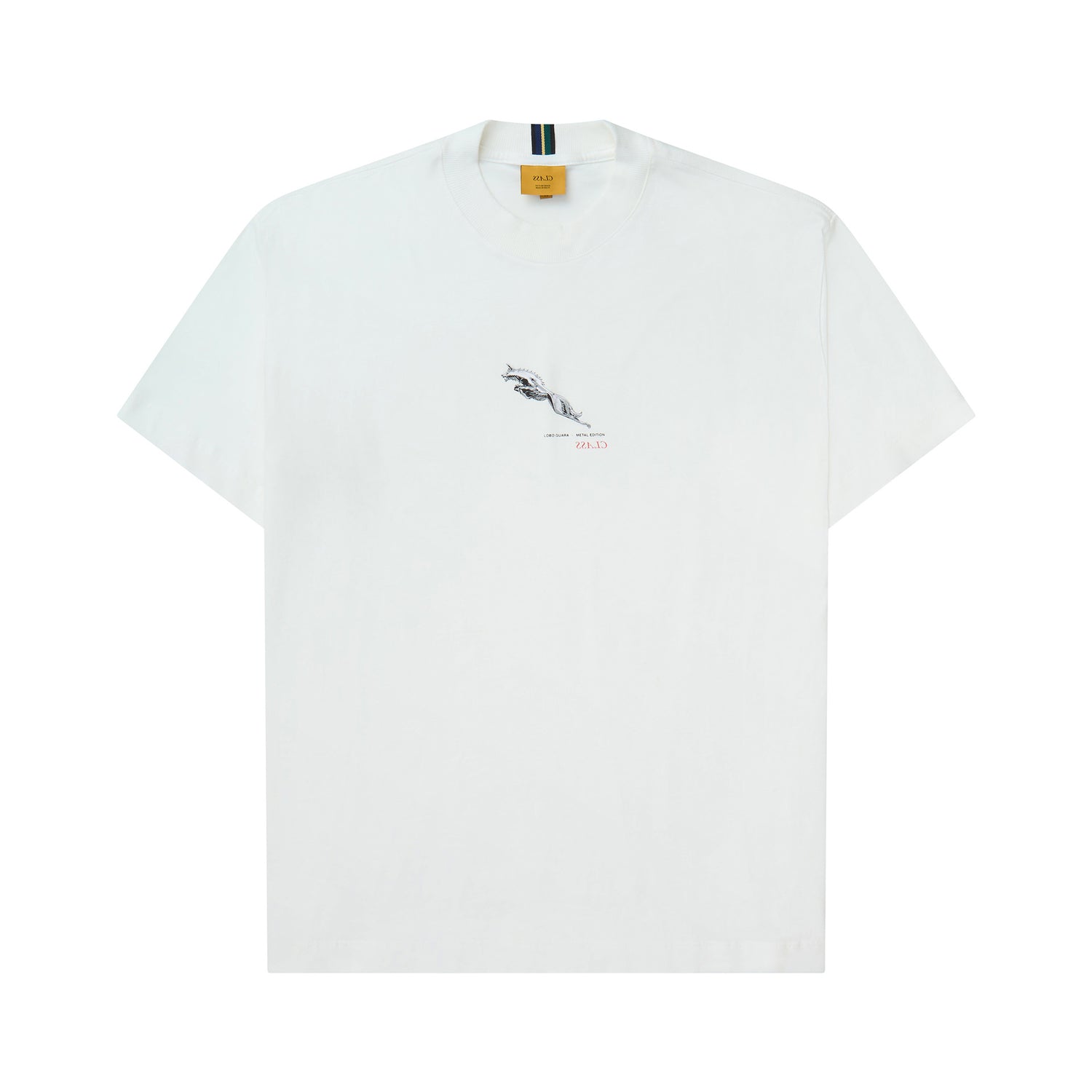 T-SHIRT CLASS "LOBO-GUARÁ METAL EDITION" OFF-WHITE