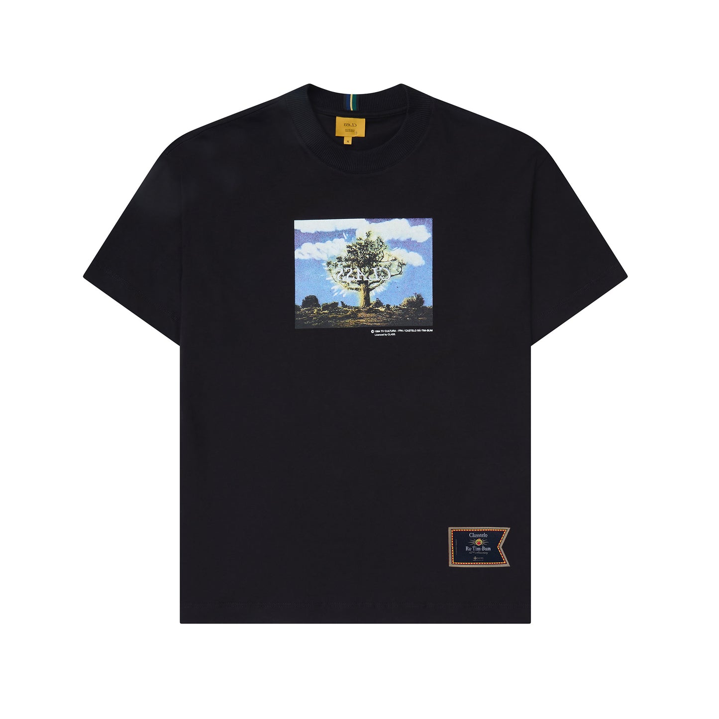PREMIUM T-SHIRT CLASS x CASTELO RÁ-TIM-BUM "ÁRVORE" BLACK