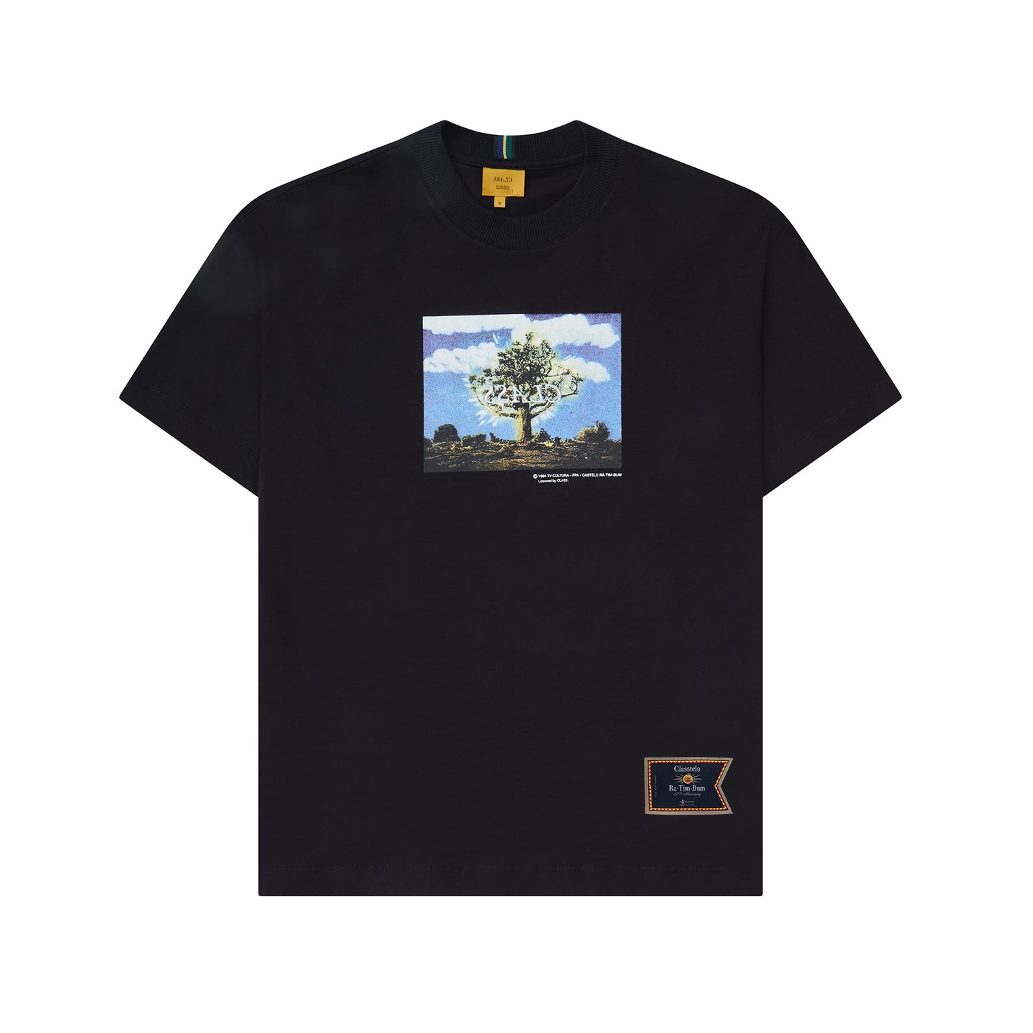PREMIUM T-SHIRT CLASS x CASTELO RÁ-TIM-BUM "ÁRVORE" BLACK