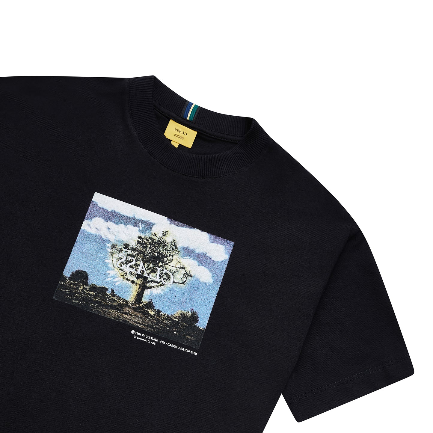 PREMIUM T-SHIRT CLASS x CASTELO RÁ-TIM-BUM "ÁRVORE" BLACK