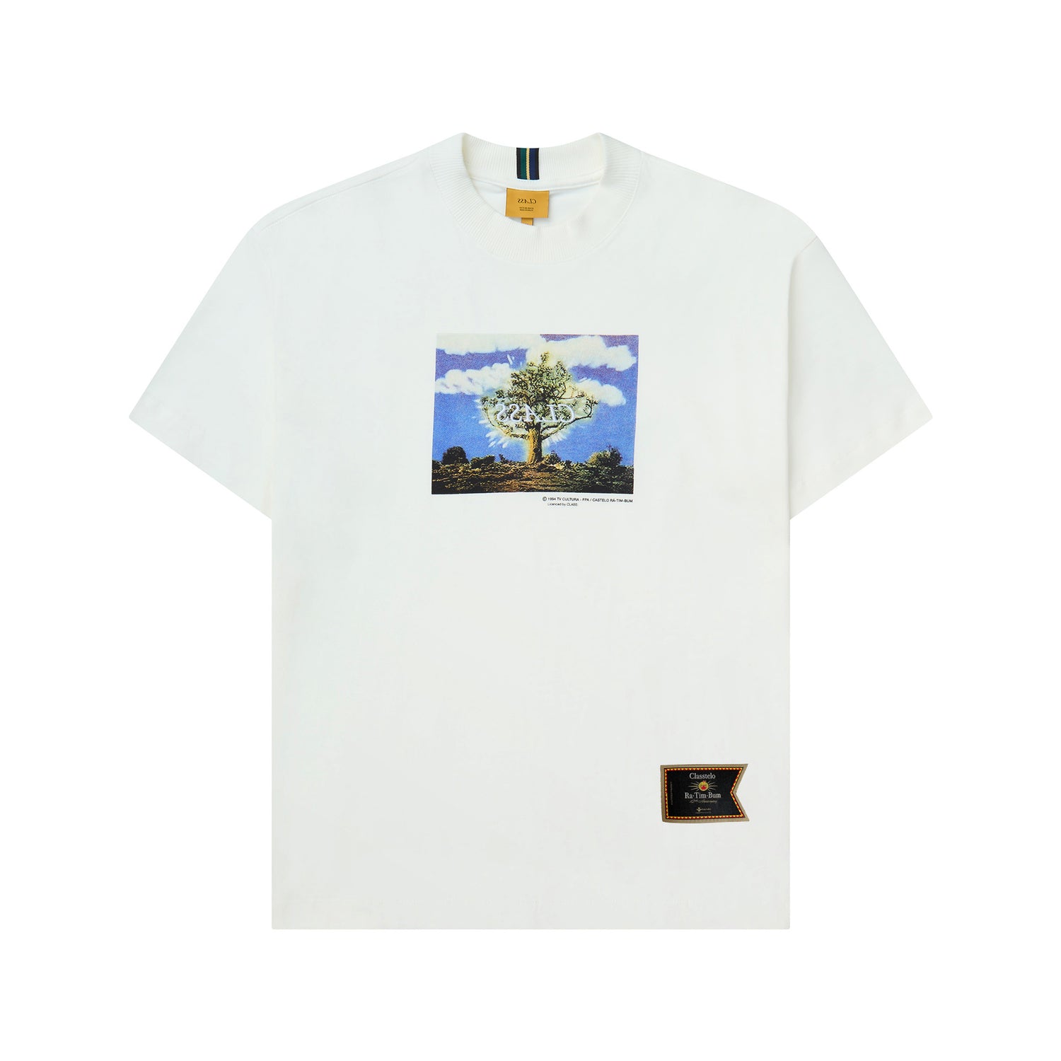 PREMIUM T-SHIRT CLASS x CASTELO RÁ-TIM-BUM "ÁRVORE" OFF-WHITE
