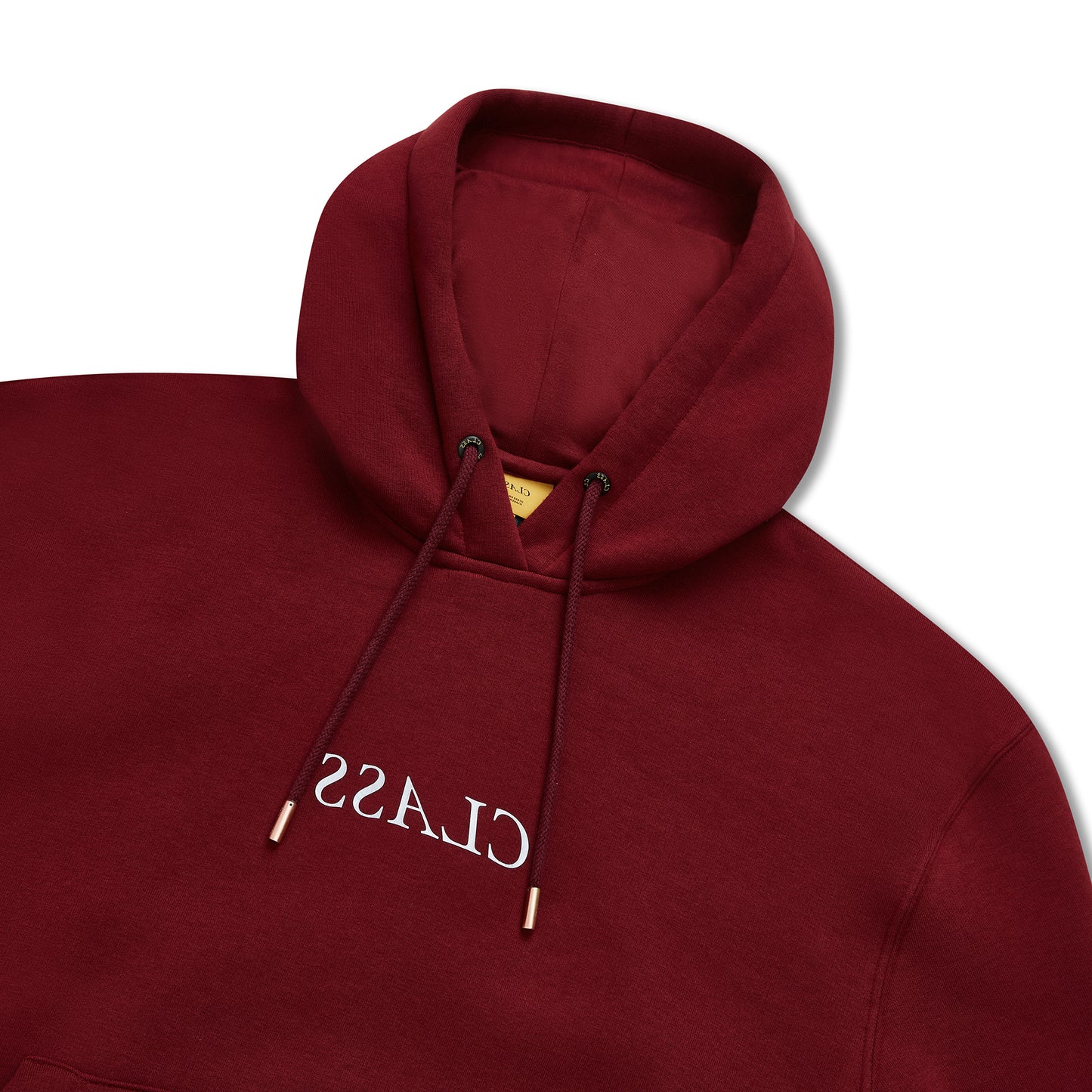 CLASSIC HOODIE "CLASS INVERSO" BURGUNDY