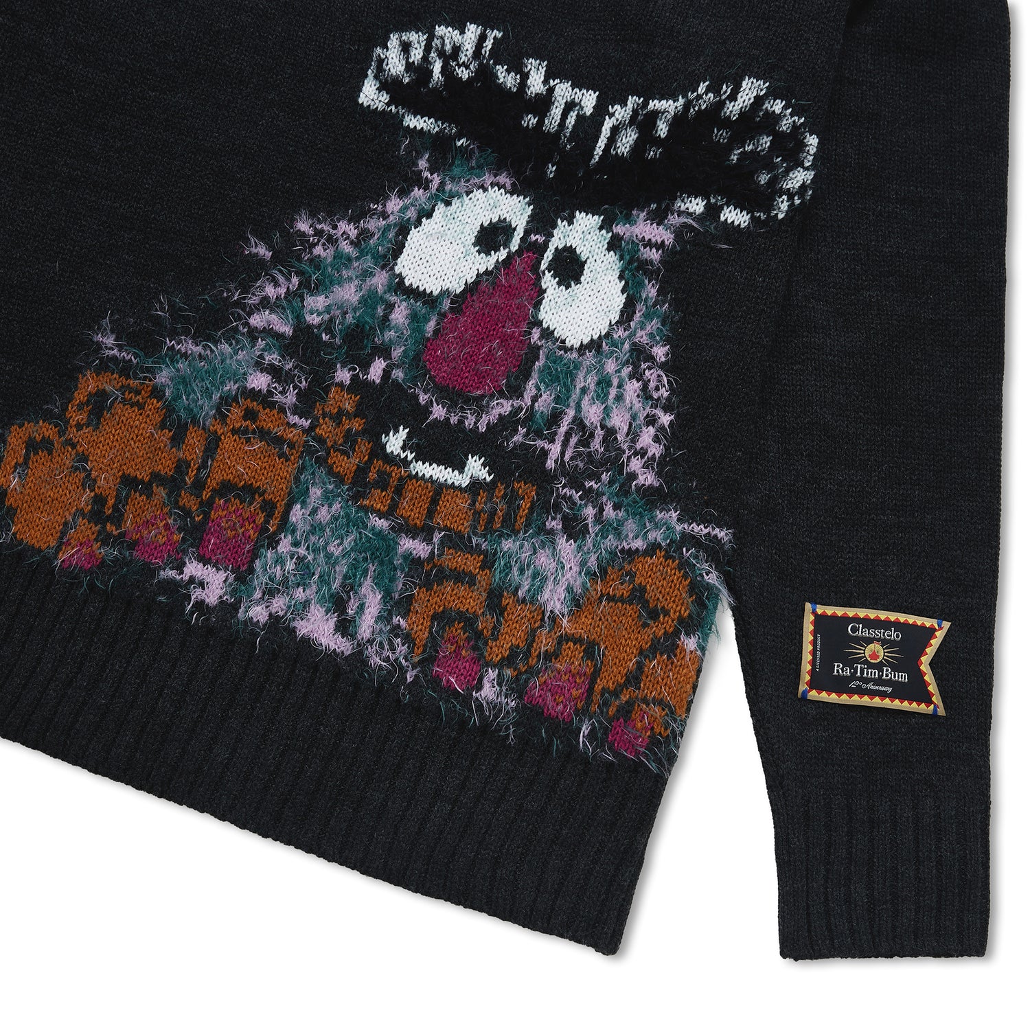 SWEATER CLASS x CASTELO RÁ-TIM-BUM "MAU" BLACK