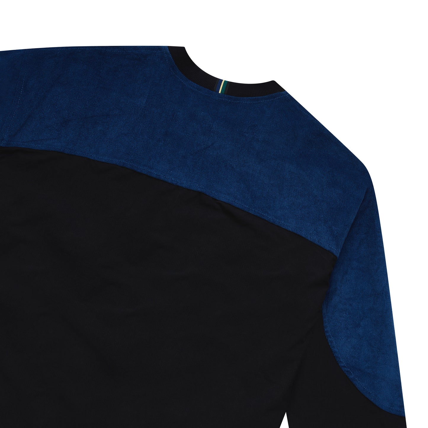 LONGSLEEVE JERSEY CORDUROY CLASS "SUPER CAR" BLACK/BLUE
