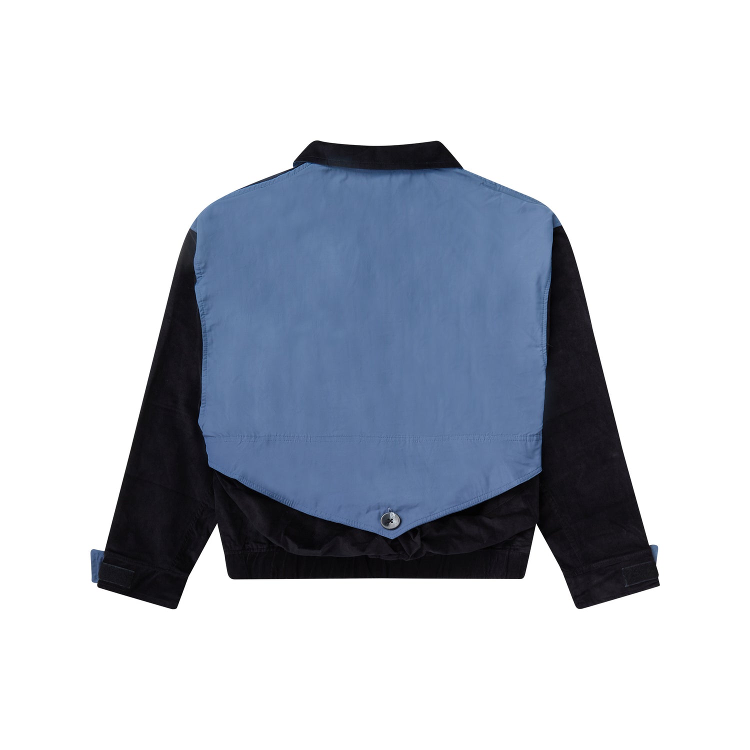 COACH JACKET CORDUROY "CLASS INVERSO" BLACK/BLUE