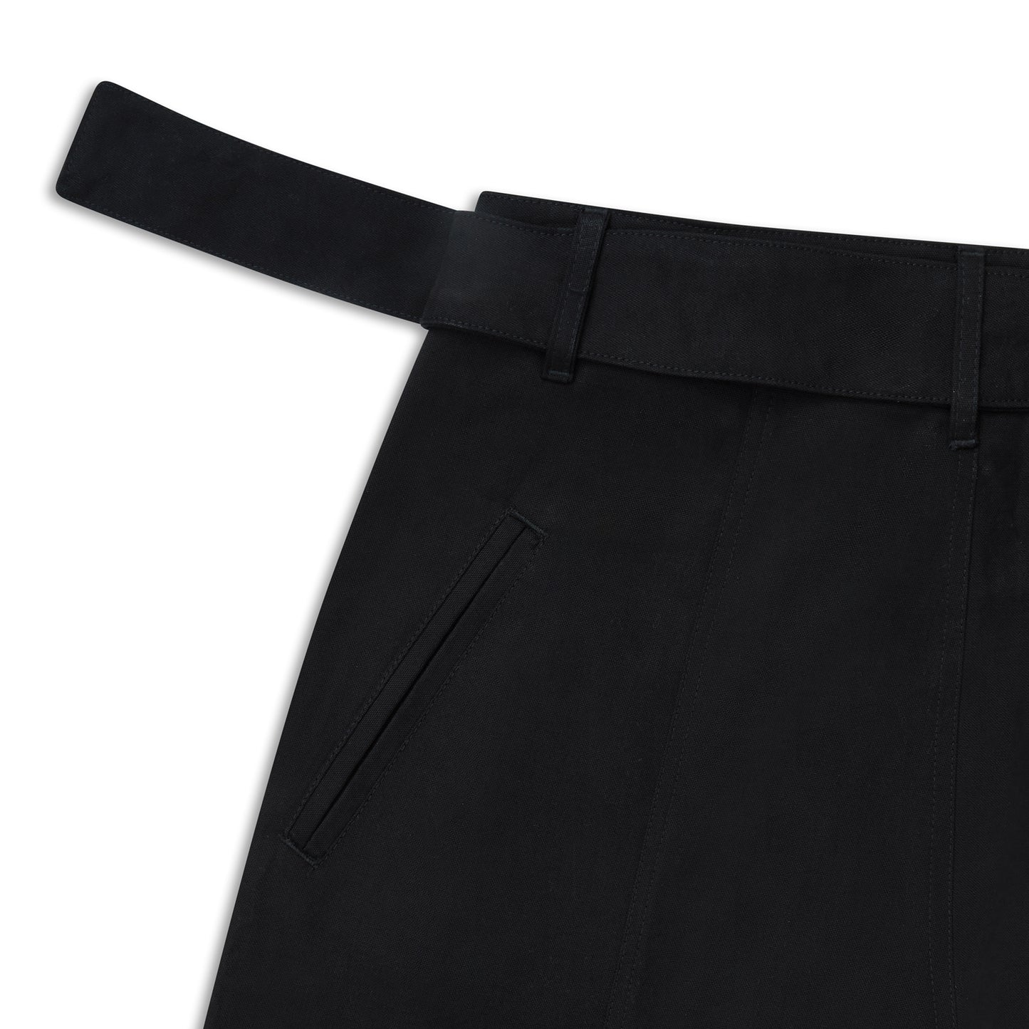 ASSYMETRIC PANTS CLASS "STEEL" BLACK