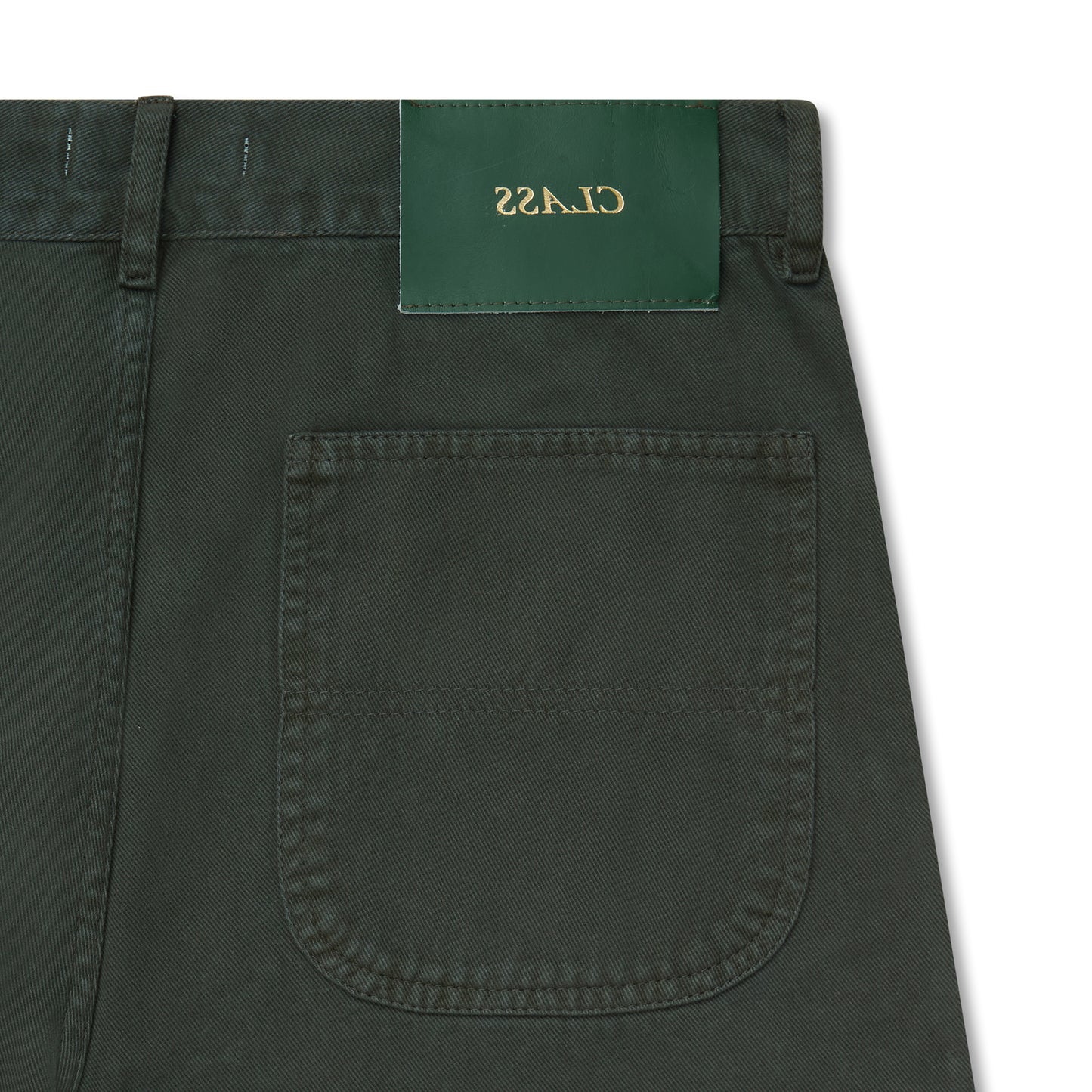 CLASSIC JEANS PANTS "FADED" ARMY GREEN