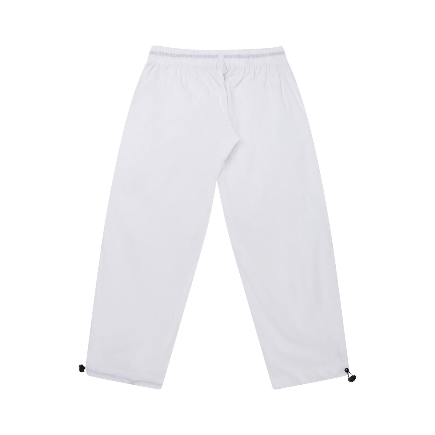Calça branca CLASS INVERSO, corte reto, cintura elástica com cordão