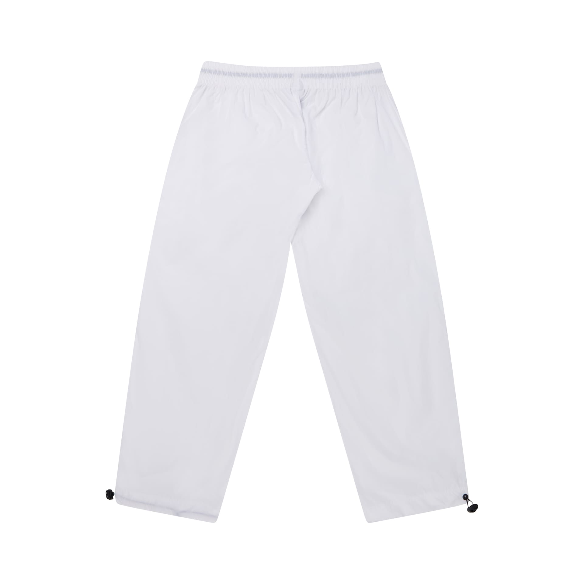 Calça branca CLASS INVERSO, corte reto, cintura elástica com cordão