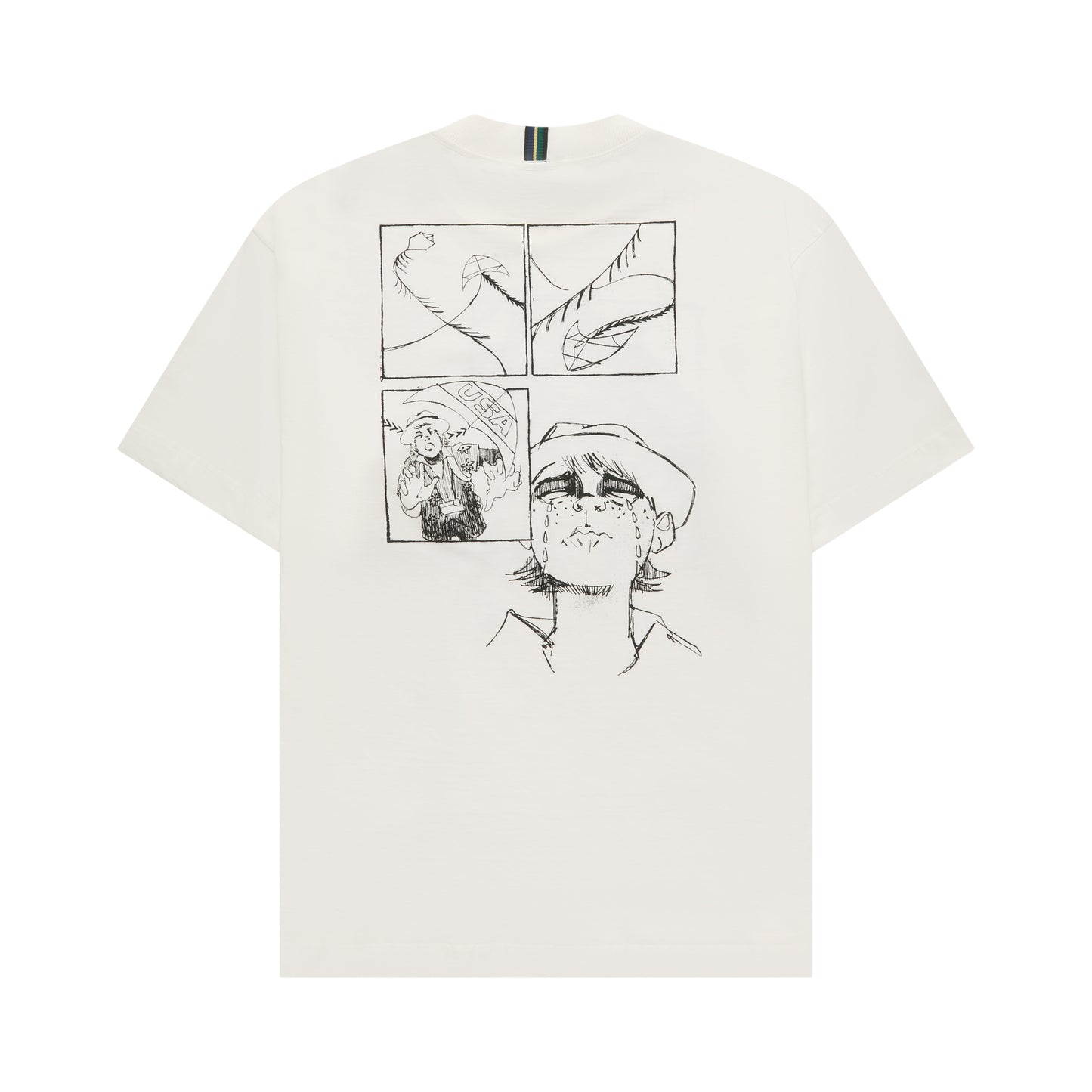 T-SHIRT CLASS "GLASSLINE'' OFF-WHITE