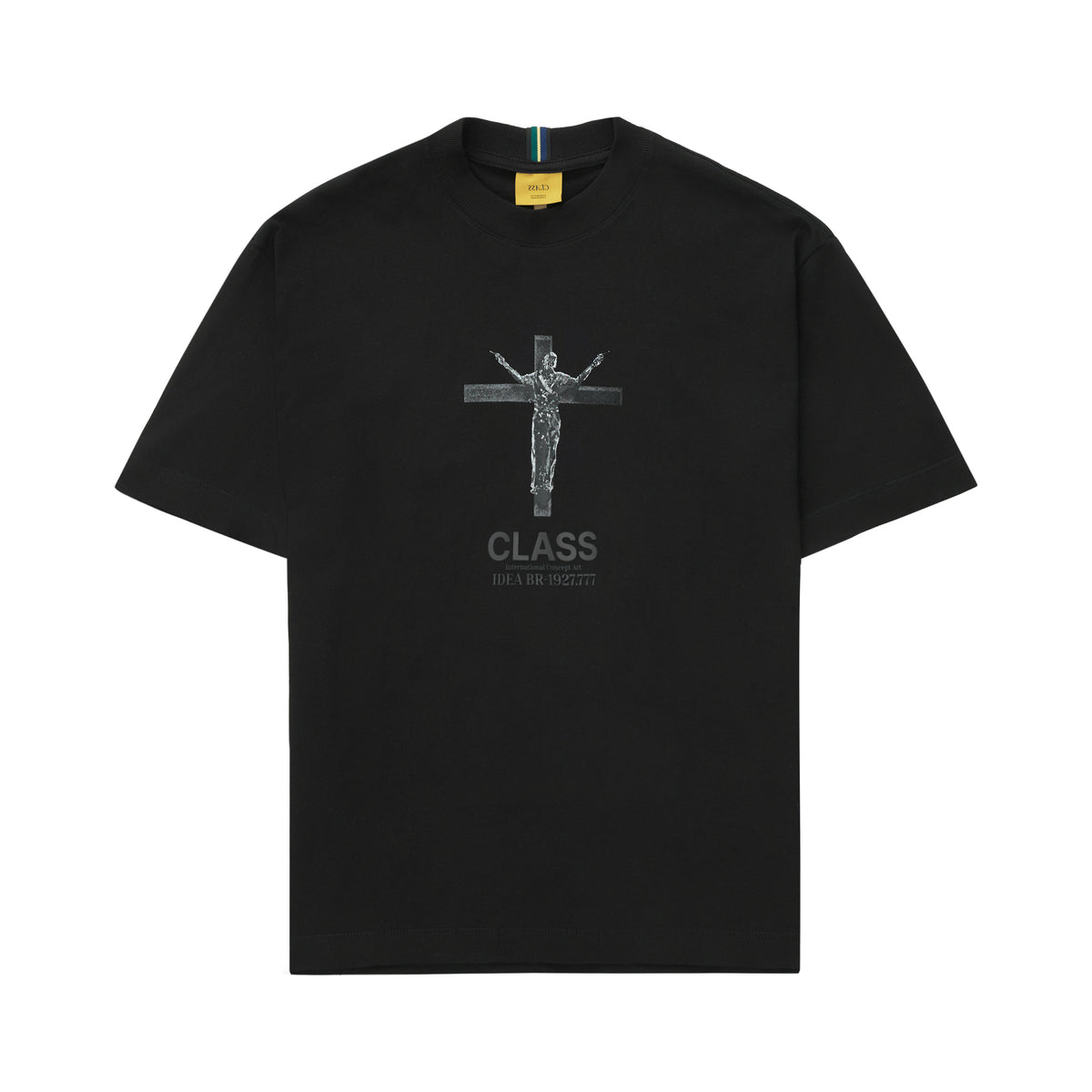 T-SHIRT CLASS ONYX CROSS BLACK