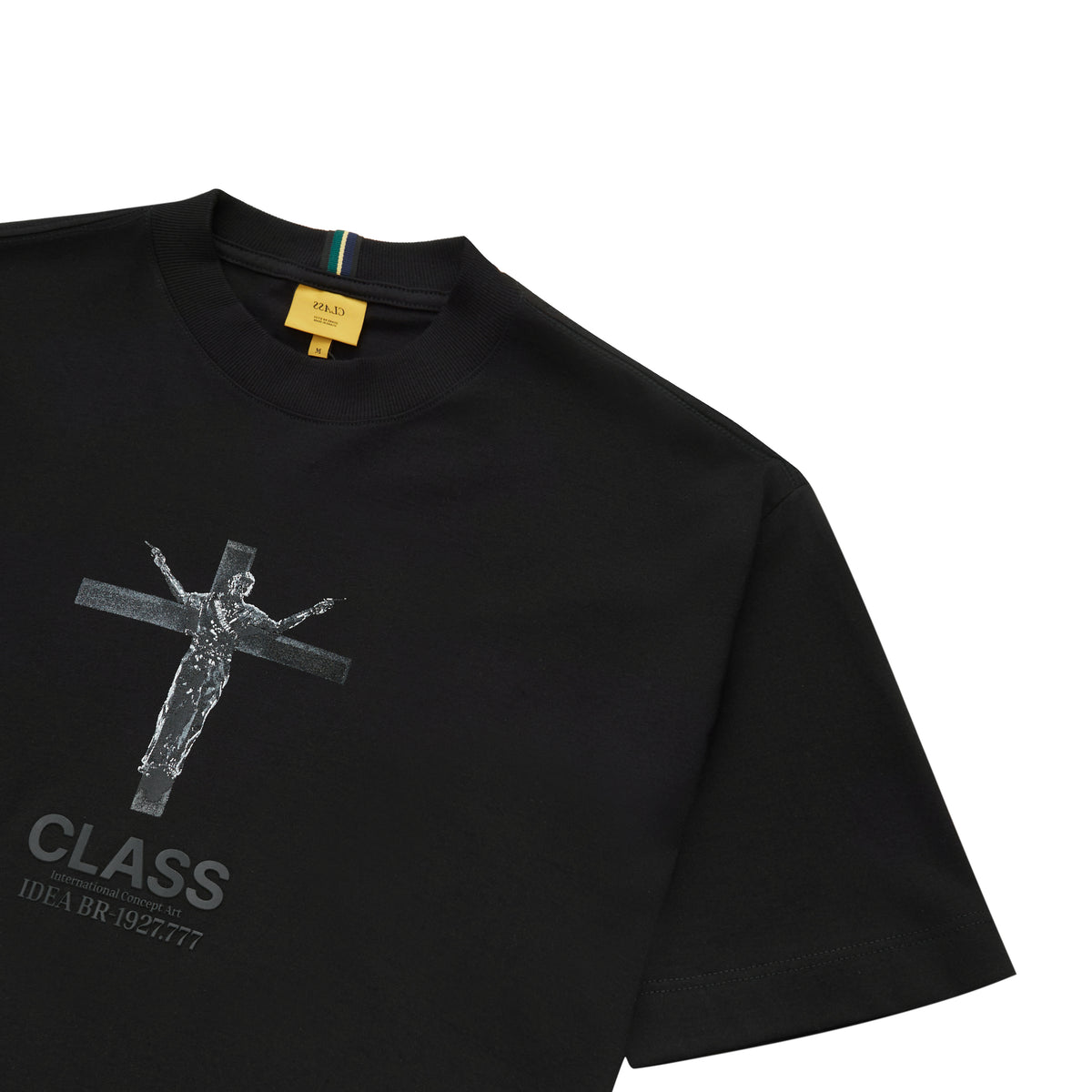 T-SHIRT CLASS ONYX CROSS BLACK