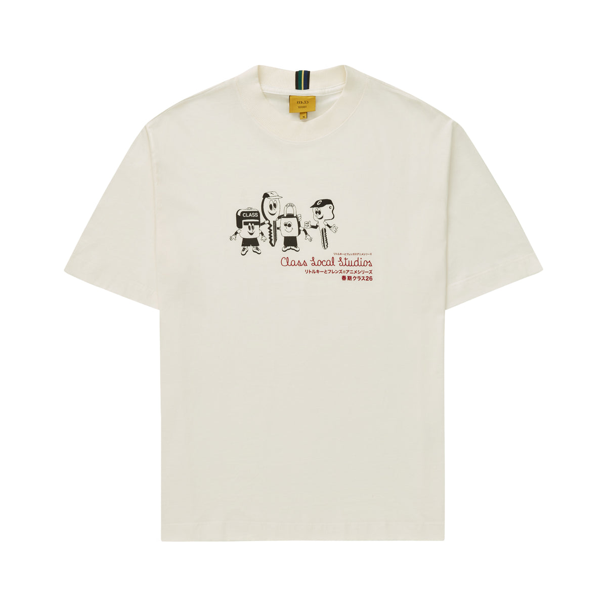 T-SHIRT CLASS KEY FAMILY OFF-WHITE