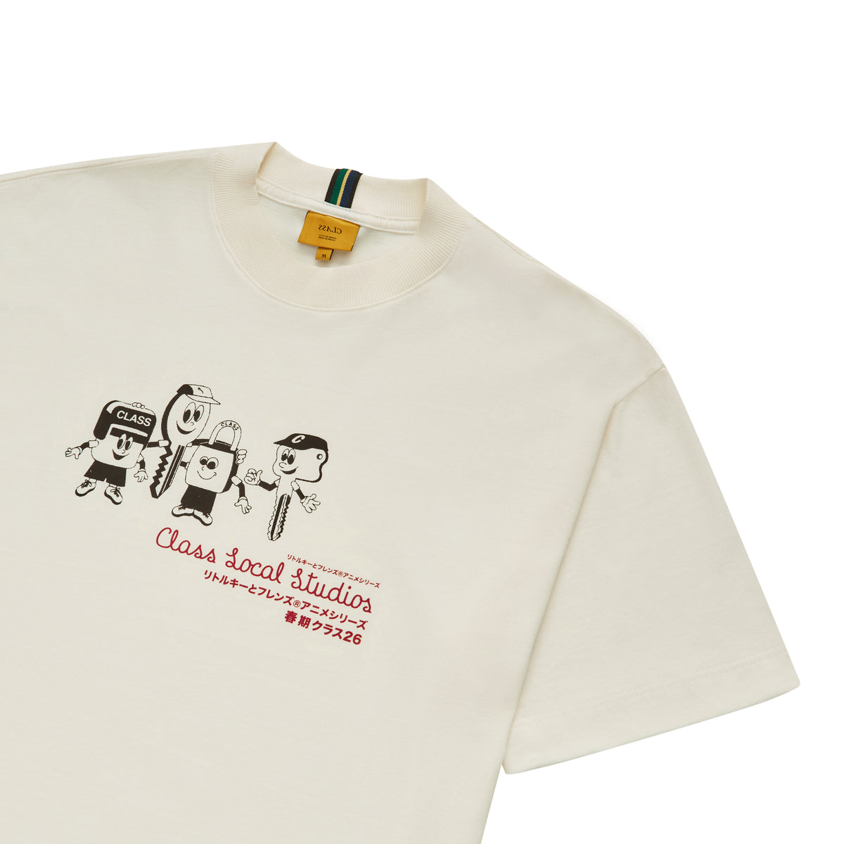 T-SHIRT CLASS KEY FAMILY OFF-WHITE