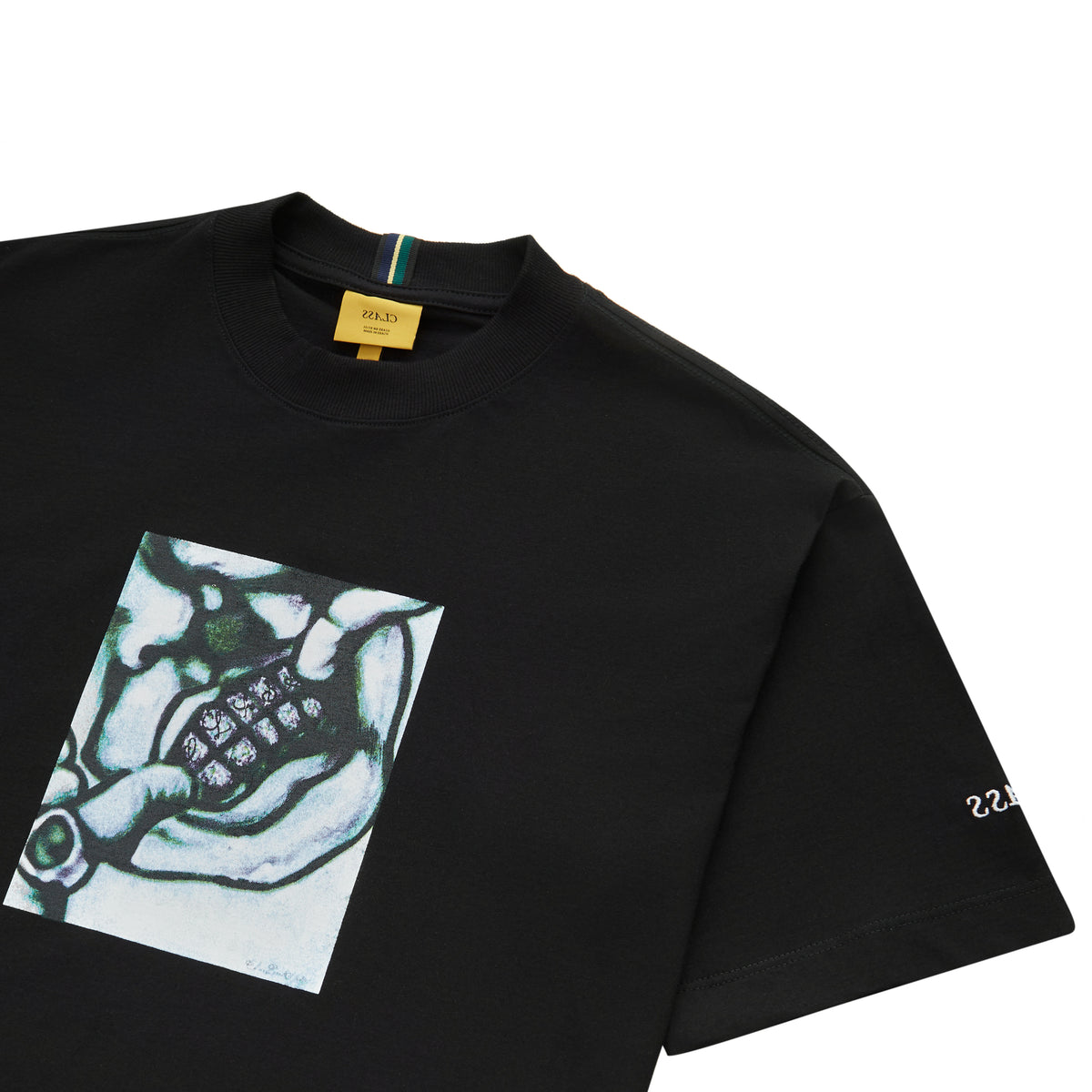 T-SHIRT CLASS FORCED SMILE BLACK