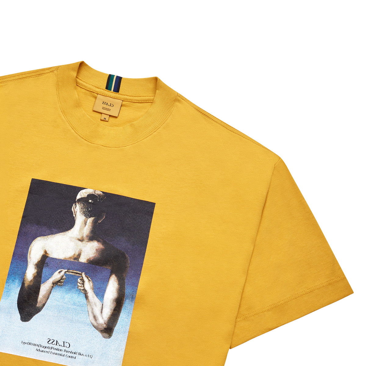 T-SHIRT CLASS TRIPPING IN THE 4TH DIMENSION MOSTARD
